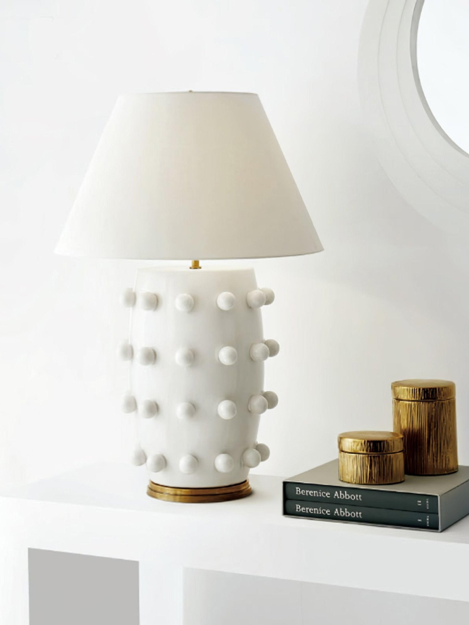 Polka Dot Porcelain Table Lamp - Blowlighting