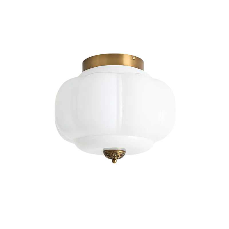Poppy Retro Glass Ceiling Light