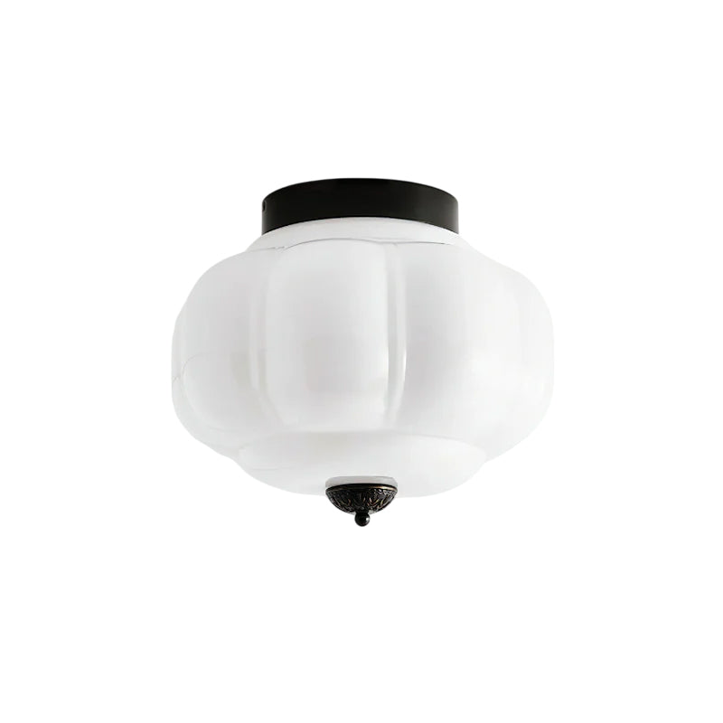 Poppy Retro Glass Ceiling Light