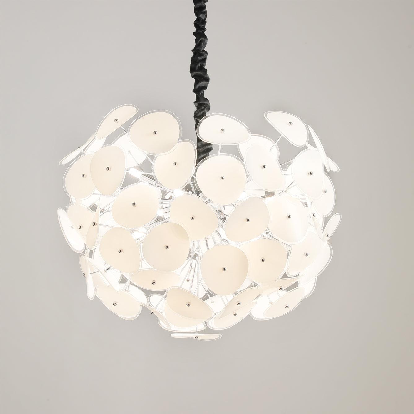 Poppy Glass Chandelier - Blowlighting