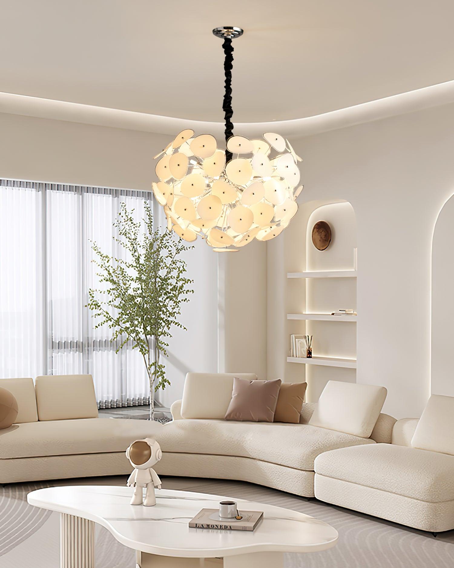 Poppy Glass Chandelier - Blowlighting