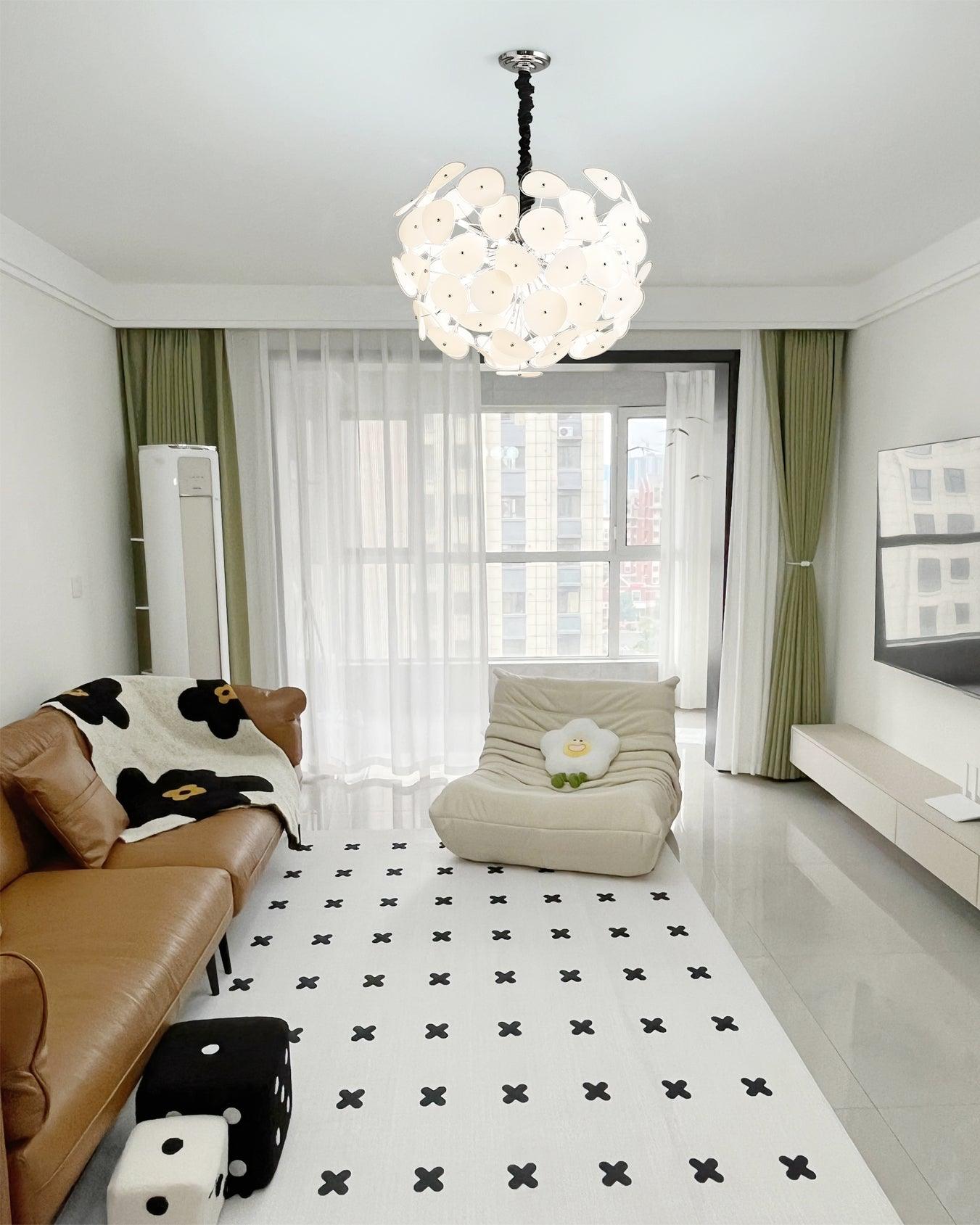 Poppy Glass Chandelier - Blowlighting