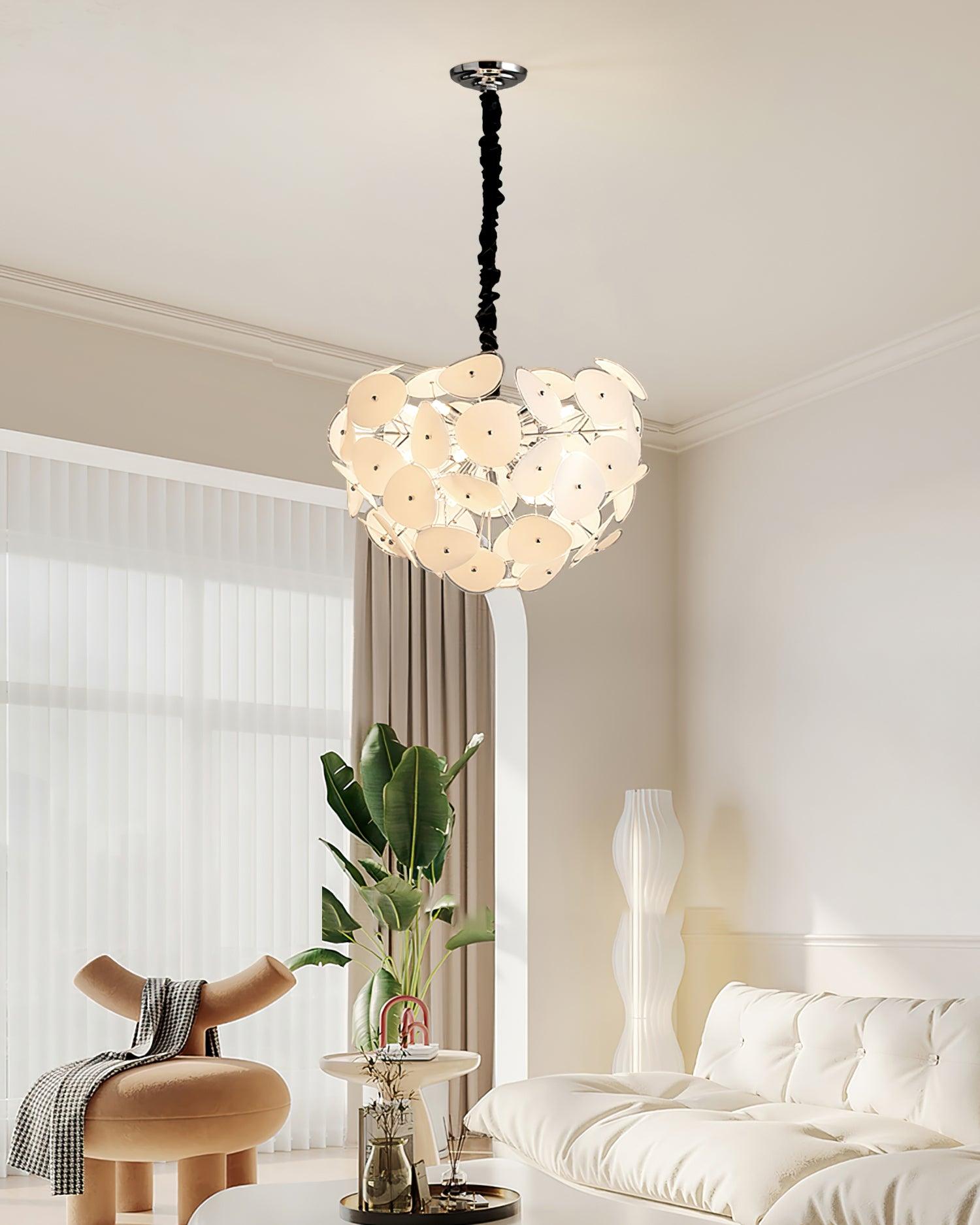 Poppy Glass Chandelier - Blowlighting