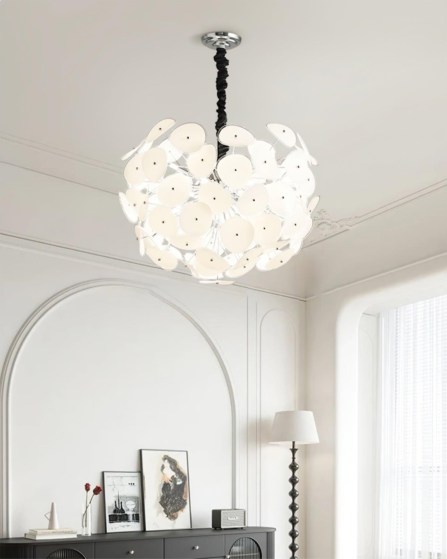 Poppy Glass Chandelier - Blowlighting