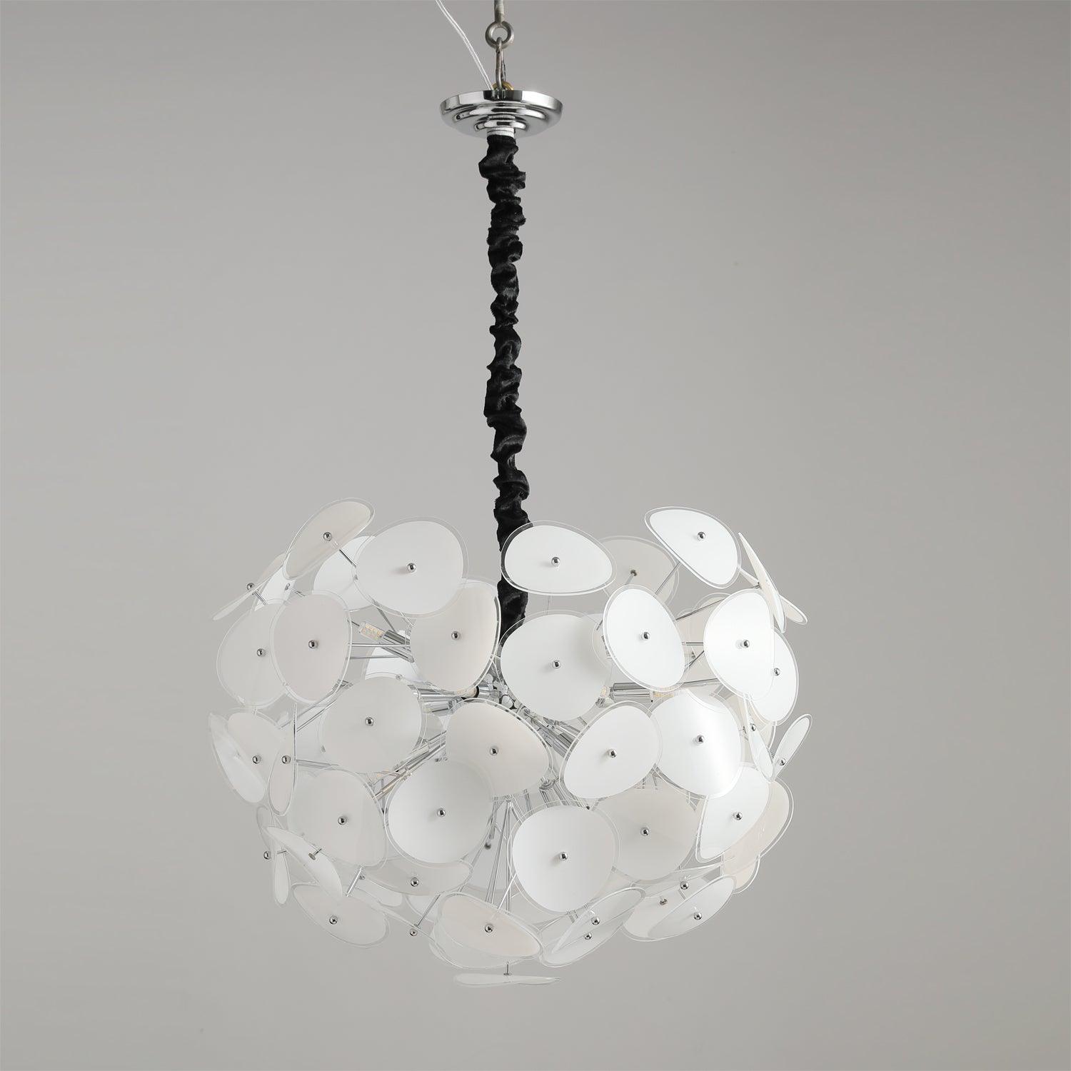 Poppy Glass Chandelier - Blowlighting
