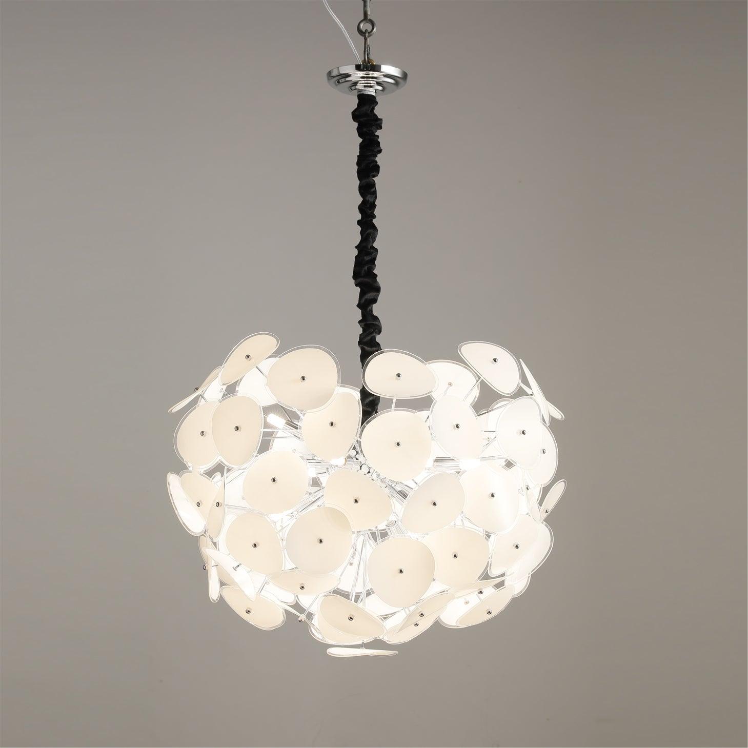 Poppy Glass Chandelier - Blowlighting