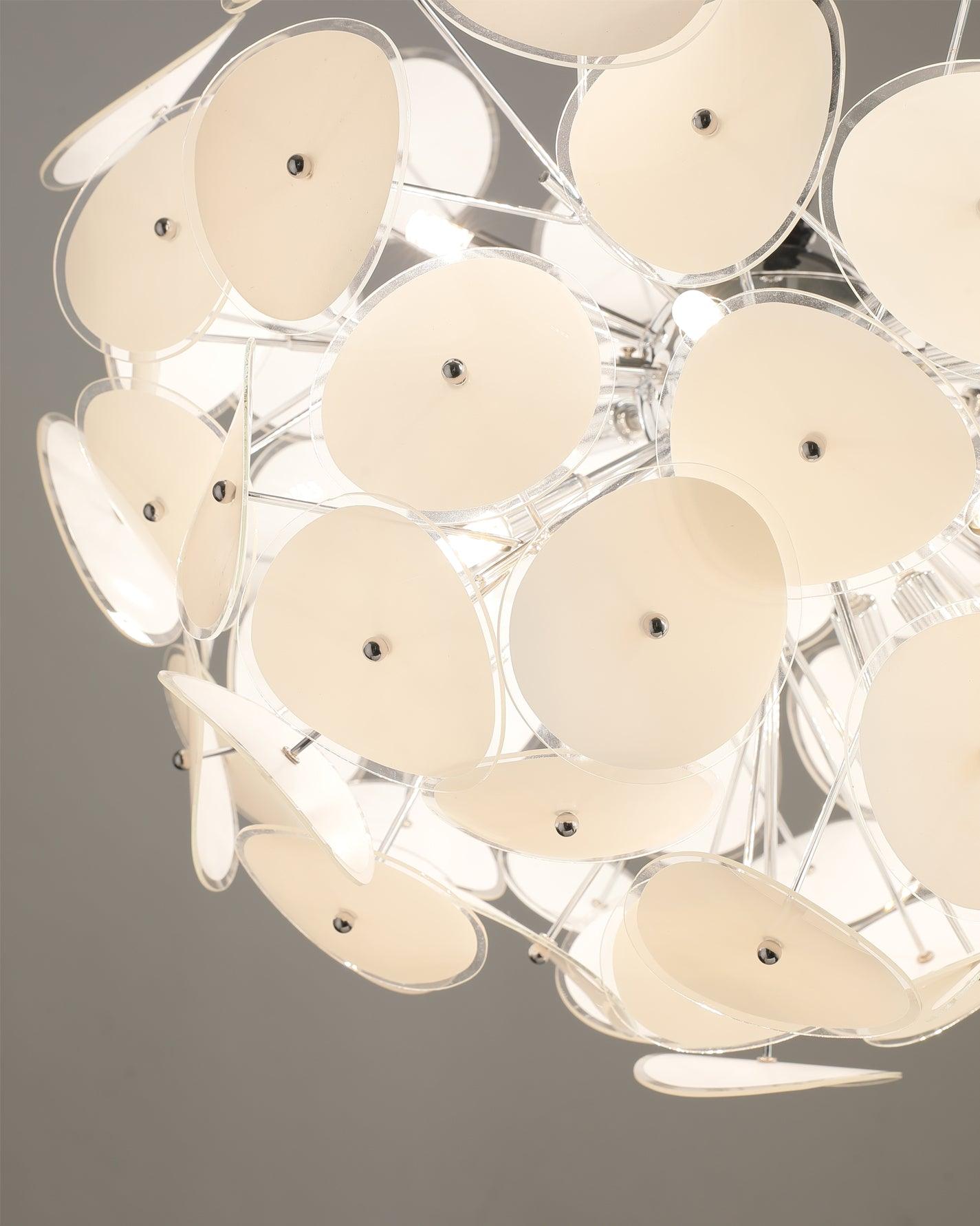 Poppy Glass Chandelier - Blowlighting