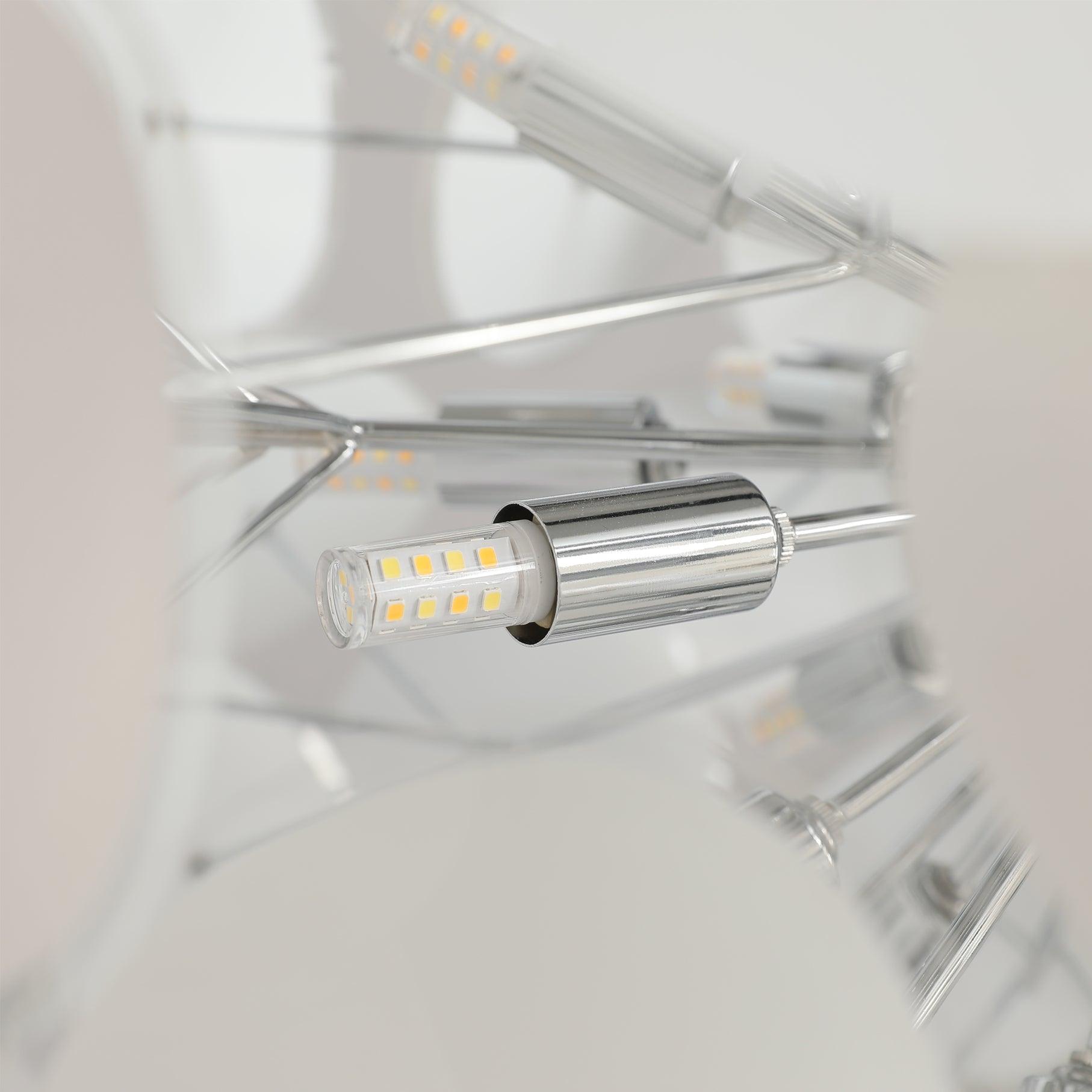 Poppy Glass Chandelier - Blowlighting