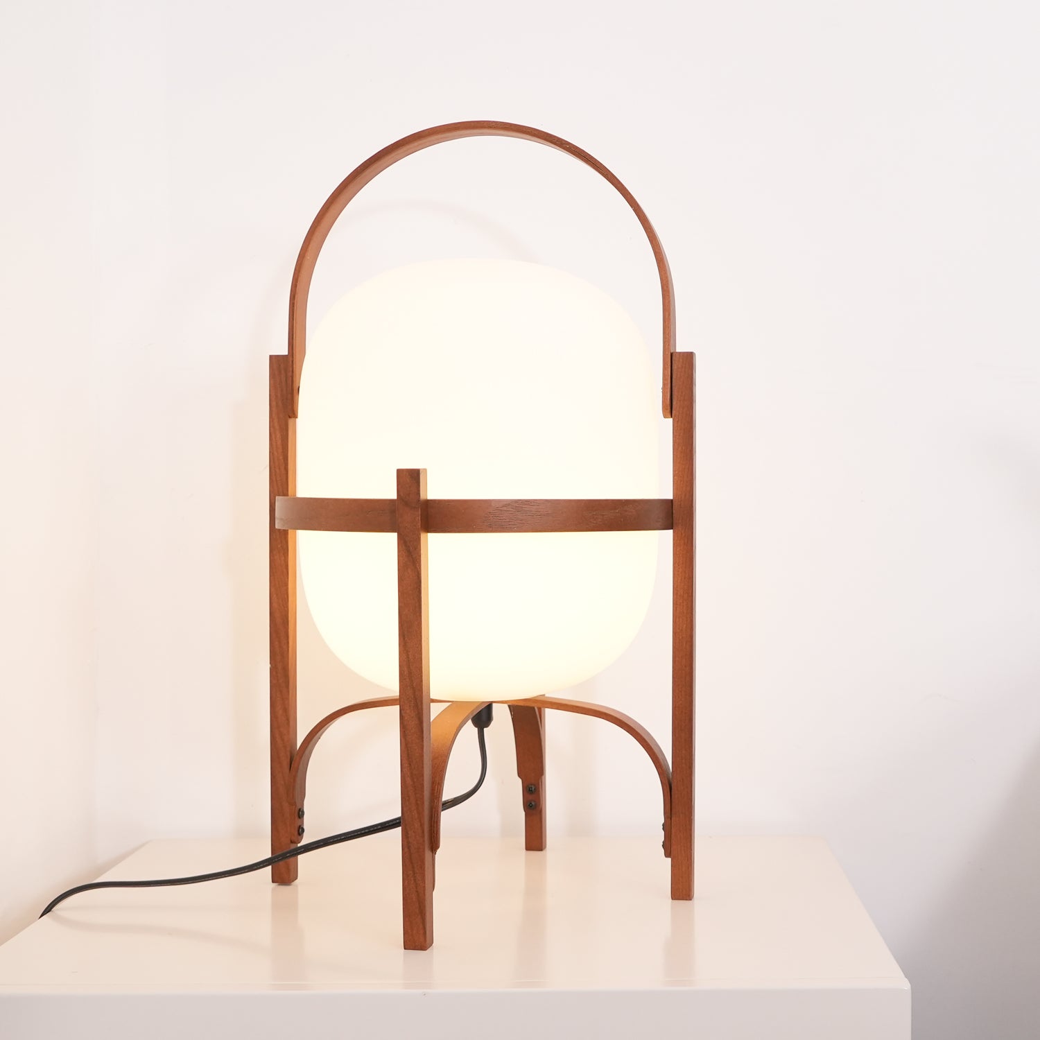 Portable Lantern Glass Table Lamp - Blowlighting