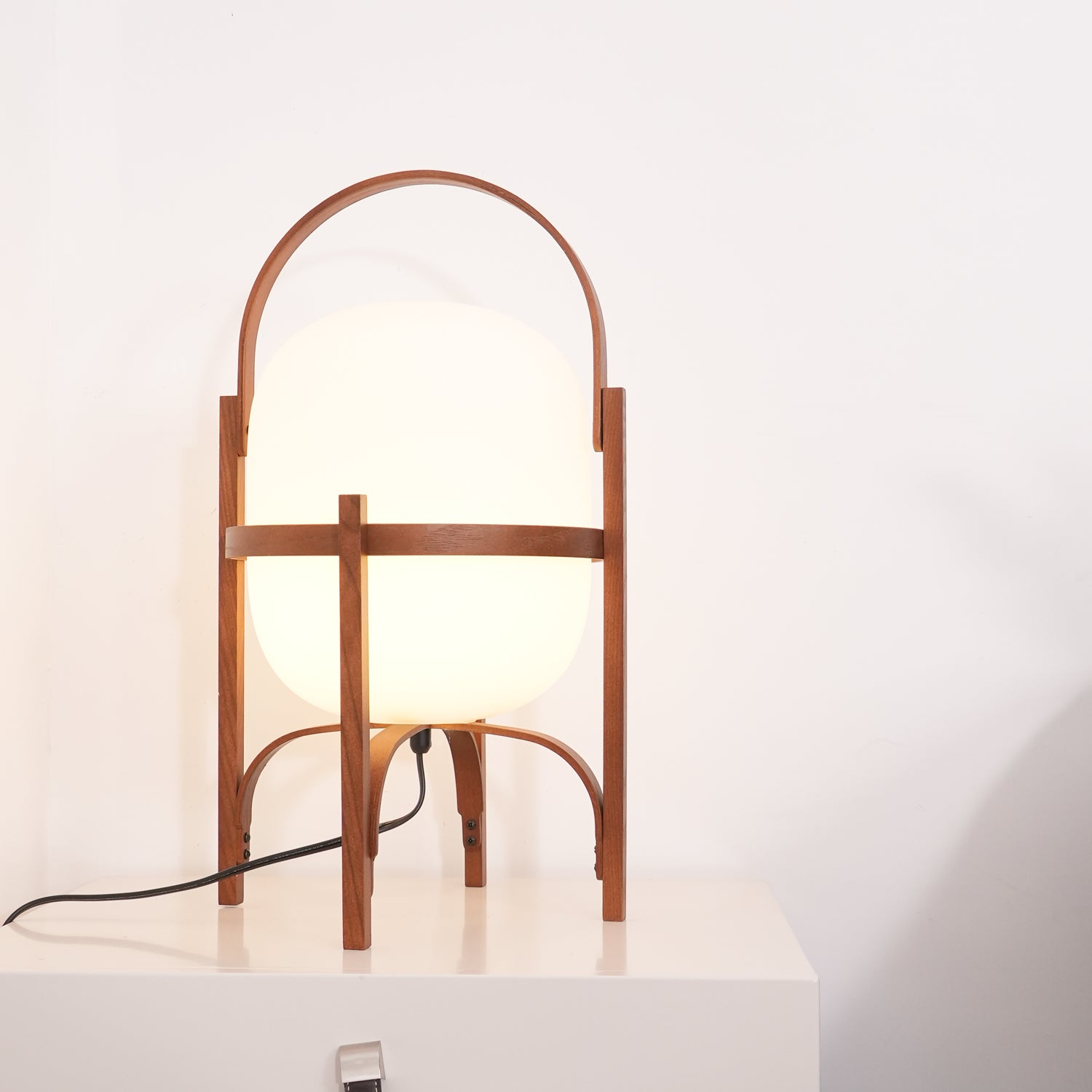 Portable Lantern Glass Table Lamp - Blowlighting