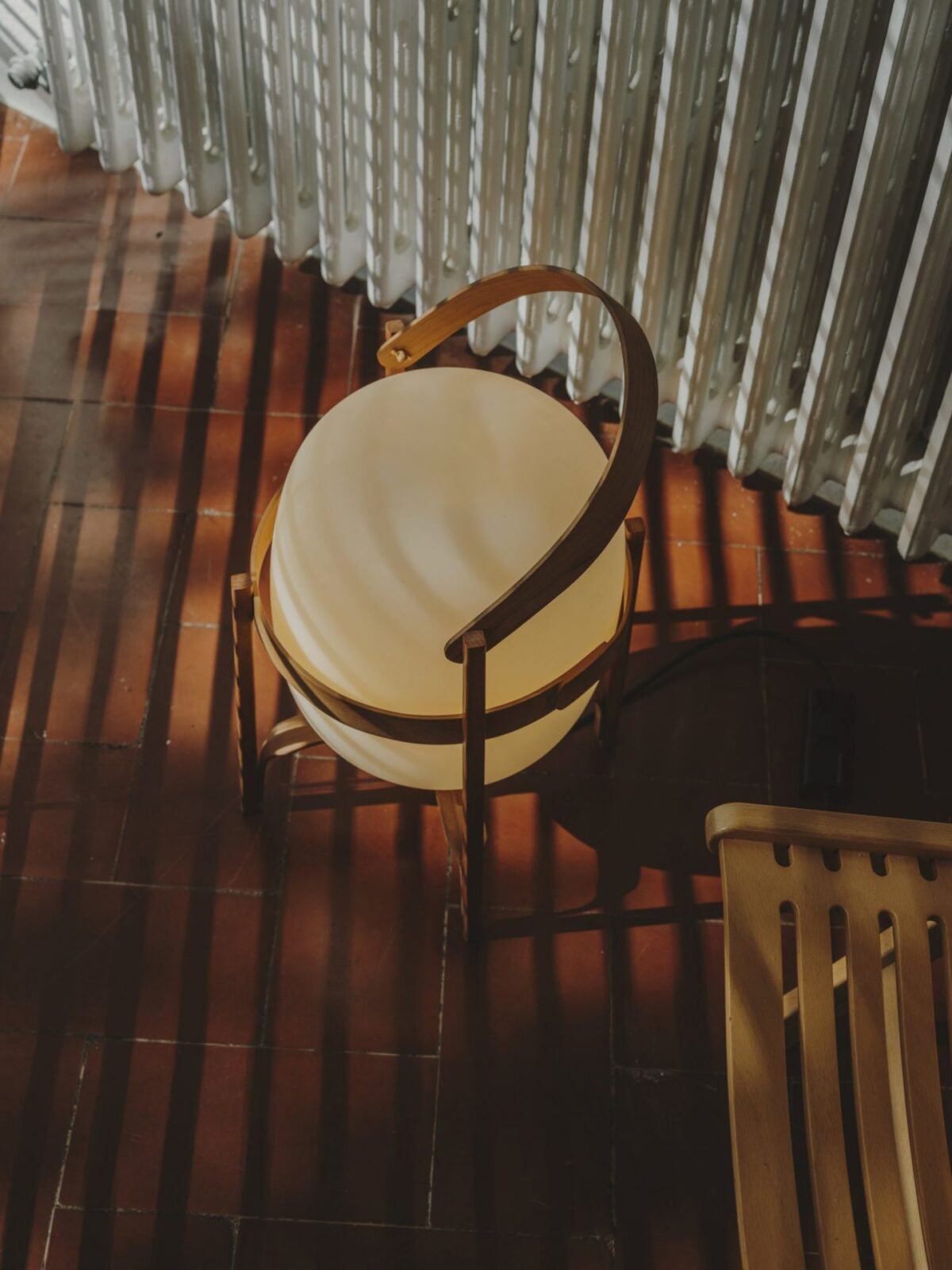 Portable Lantern Glass Table Lamp - Blowlighting