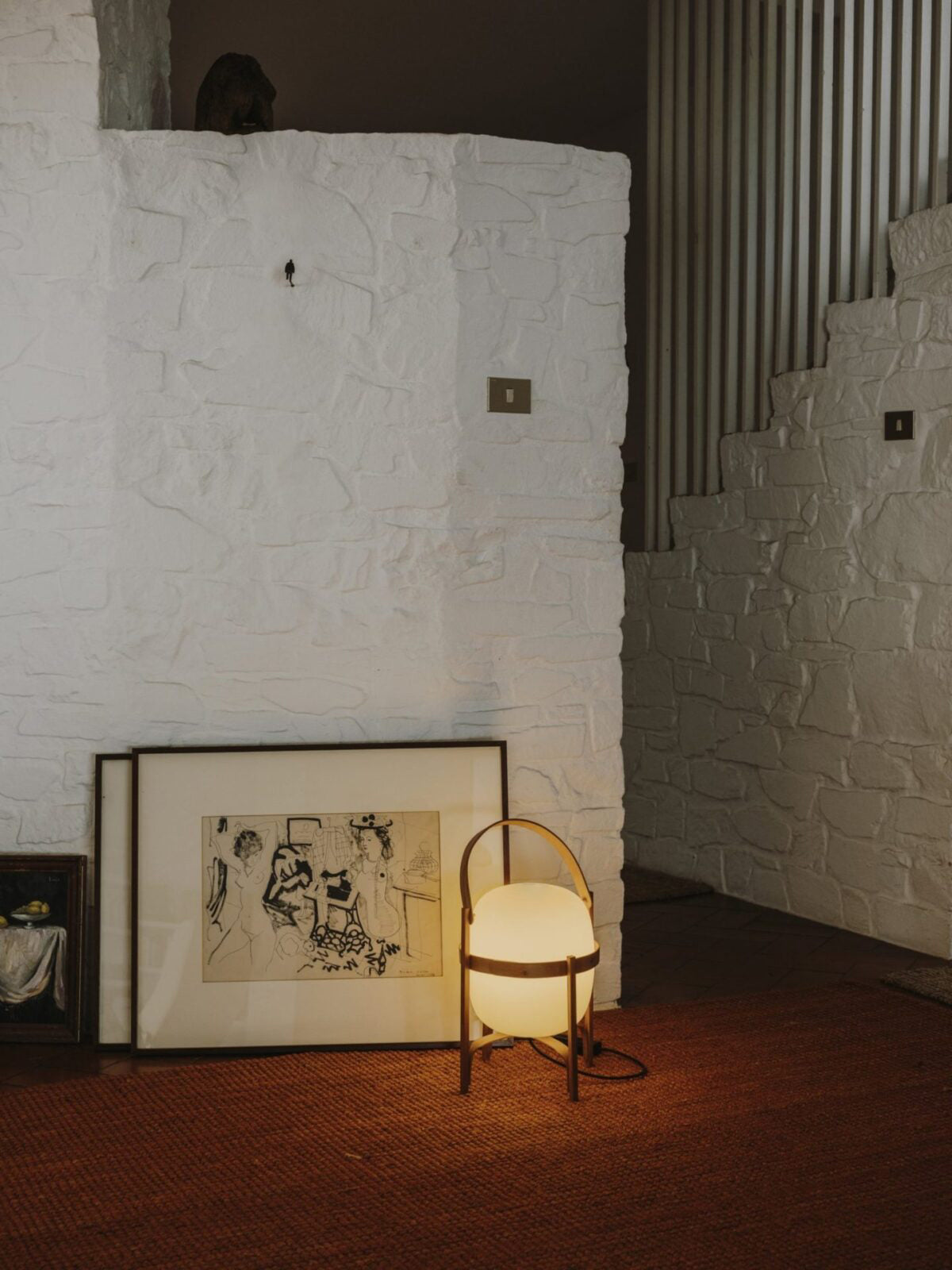 Portable Lantern Glass Table Lamp - Blowlighting