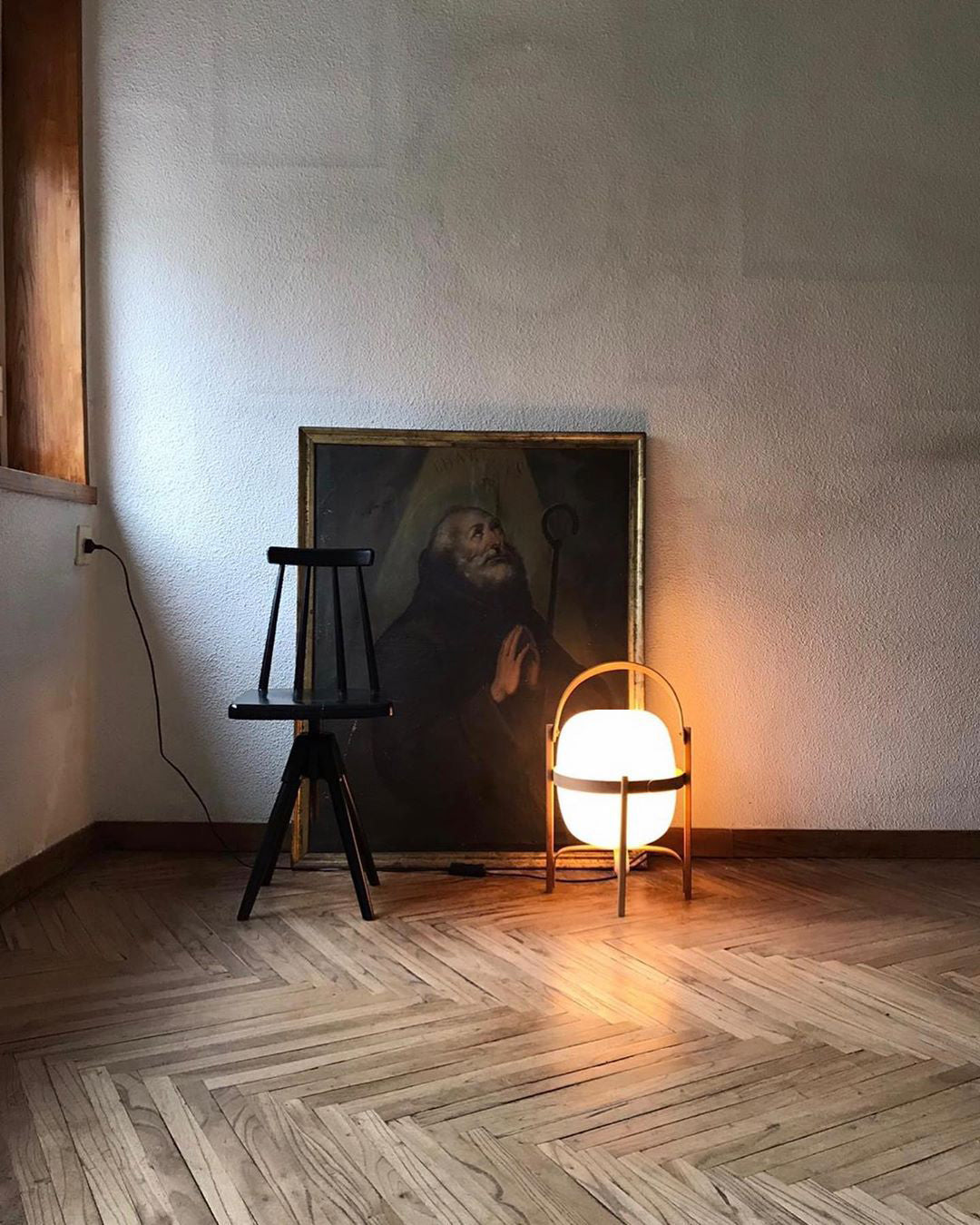 Portable Lantern Glass Table Lamp - Blowlighting