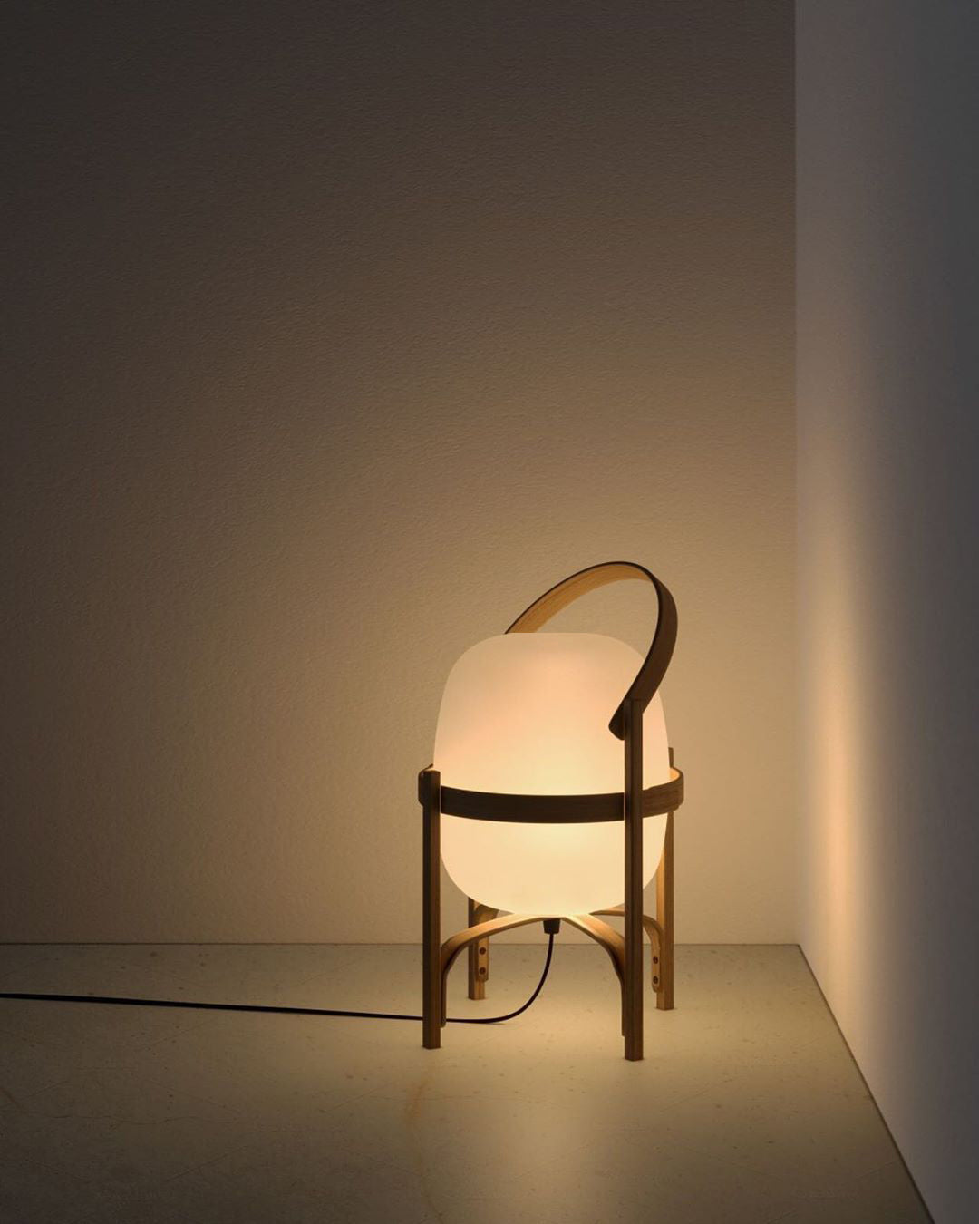 Portable Lantern Glass Table Lamp - Blowlighting