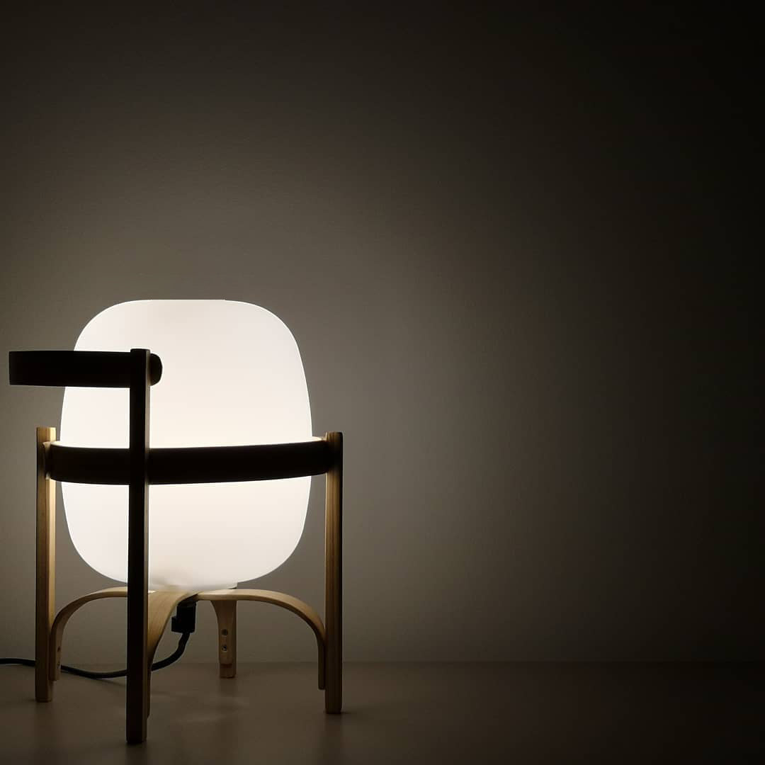Portable Lantern Glass Table Lamp - Blowlighting