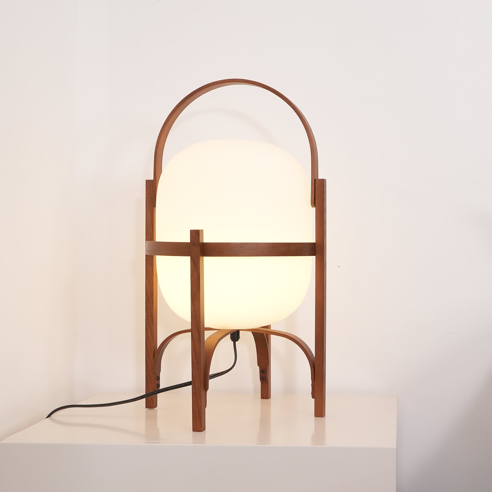 Portable Lantern Glass Table Lamp - Blowlighting
