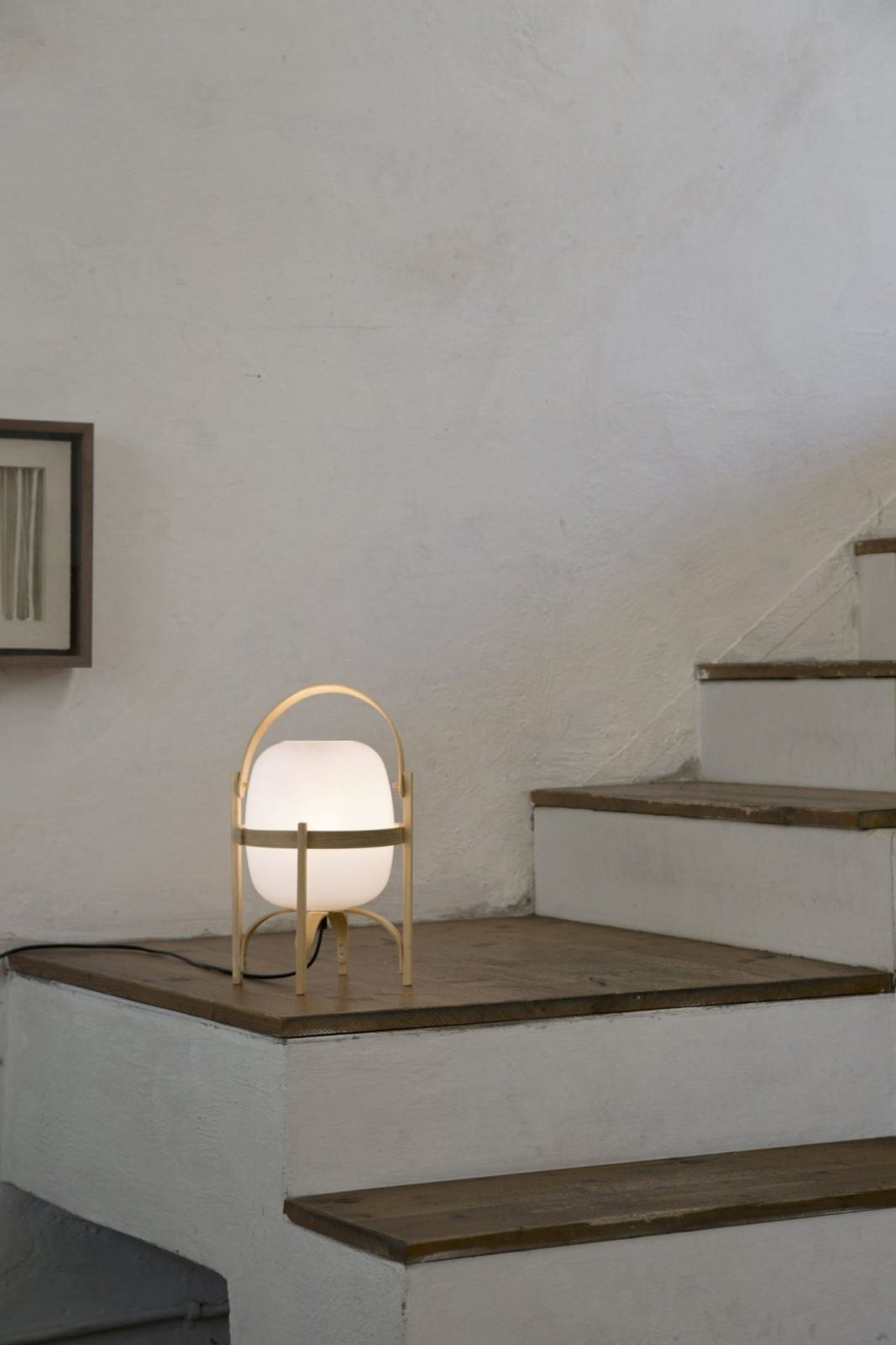 Portable Lantern Glass Table Lamp - Blowlighting