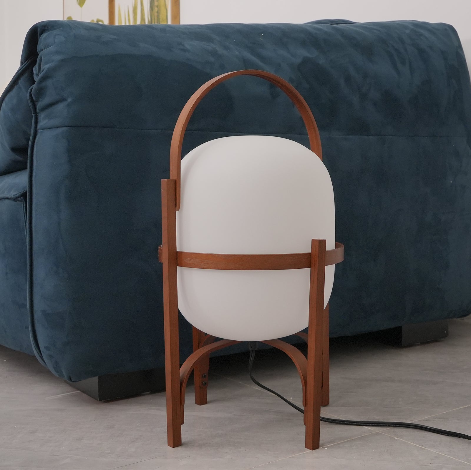 Portable Lantern Glass Table Lamp - Blowlighting