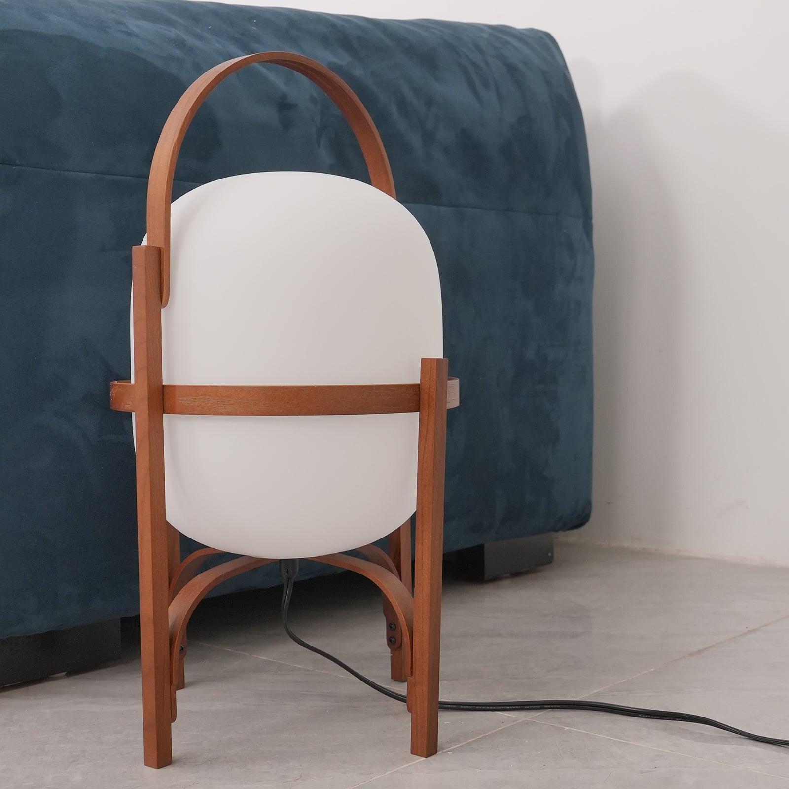 Portable Lantern Glass Table Lamp - Blowlighting