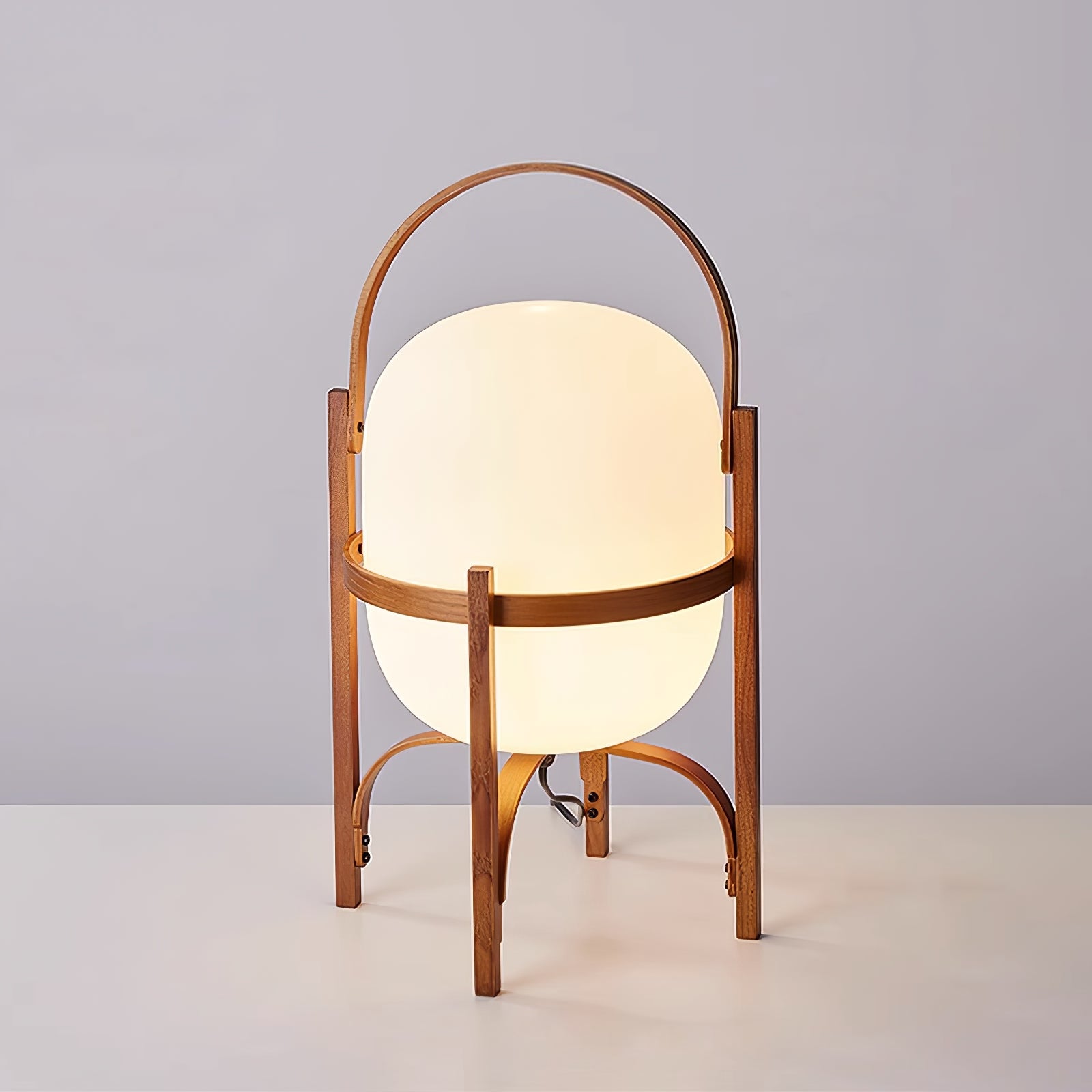 Portable Lantern Glass Table Lamp - Blowlighting
