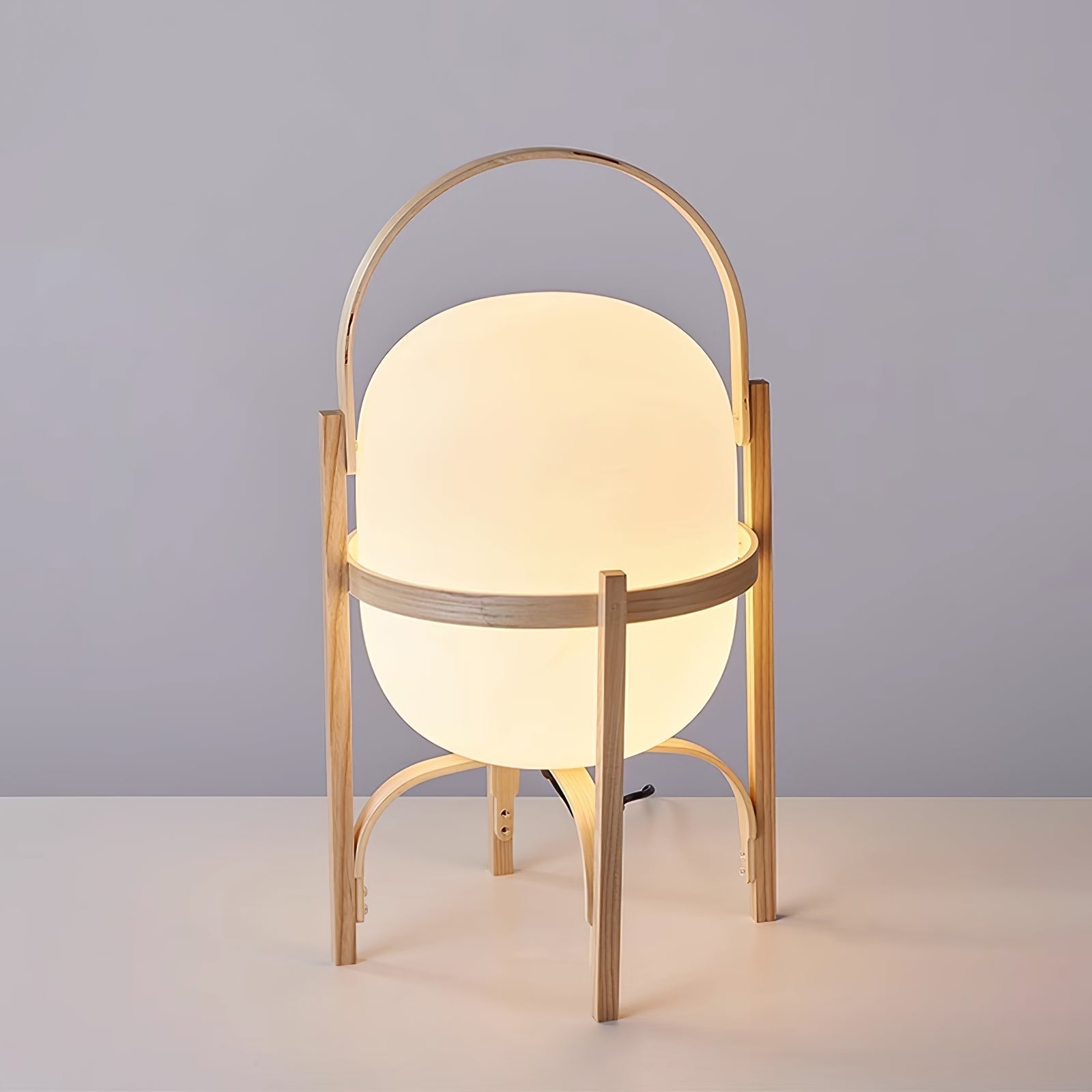 Portable Lantern Glass Table Lamp - Blowlighting
