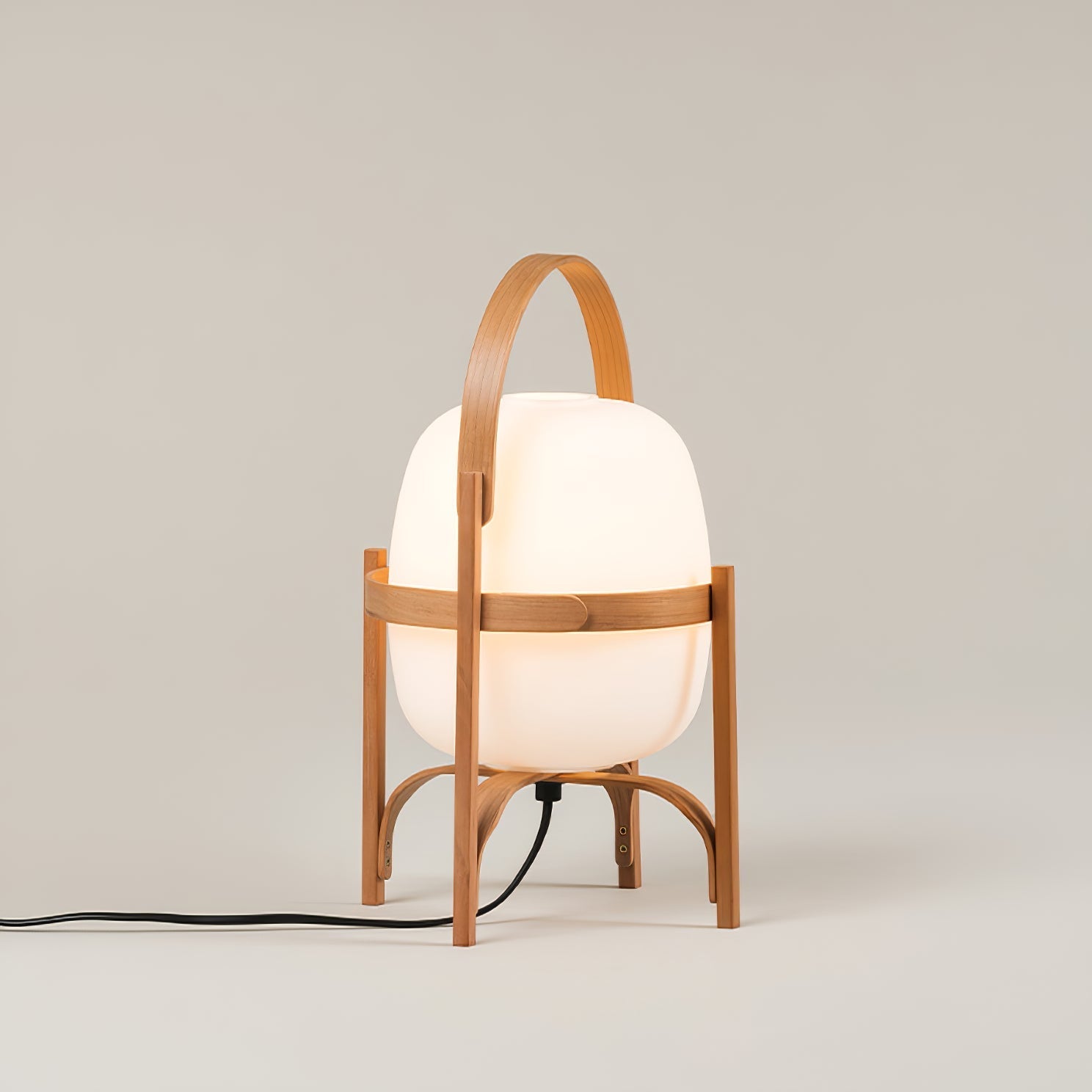 Portable Lantern Glass Table Lamp - Blowlighting