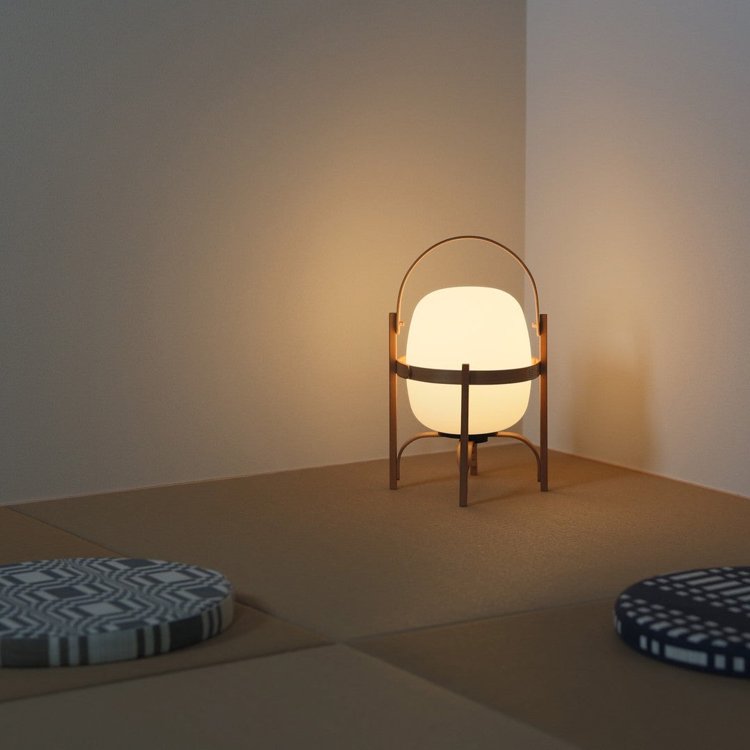 Portable Lantern Glass Table Lamp - Blowlighting