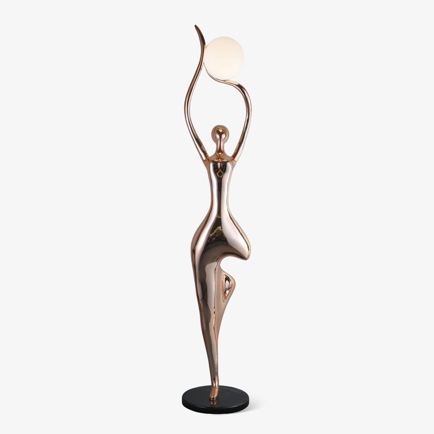 Emiryra Golden Sculptural Floor Lamp - Blowlighting