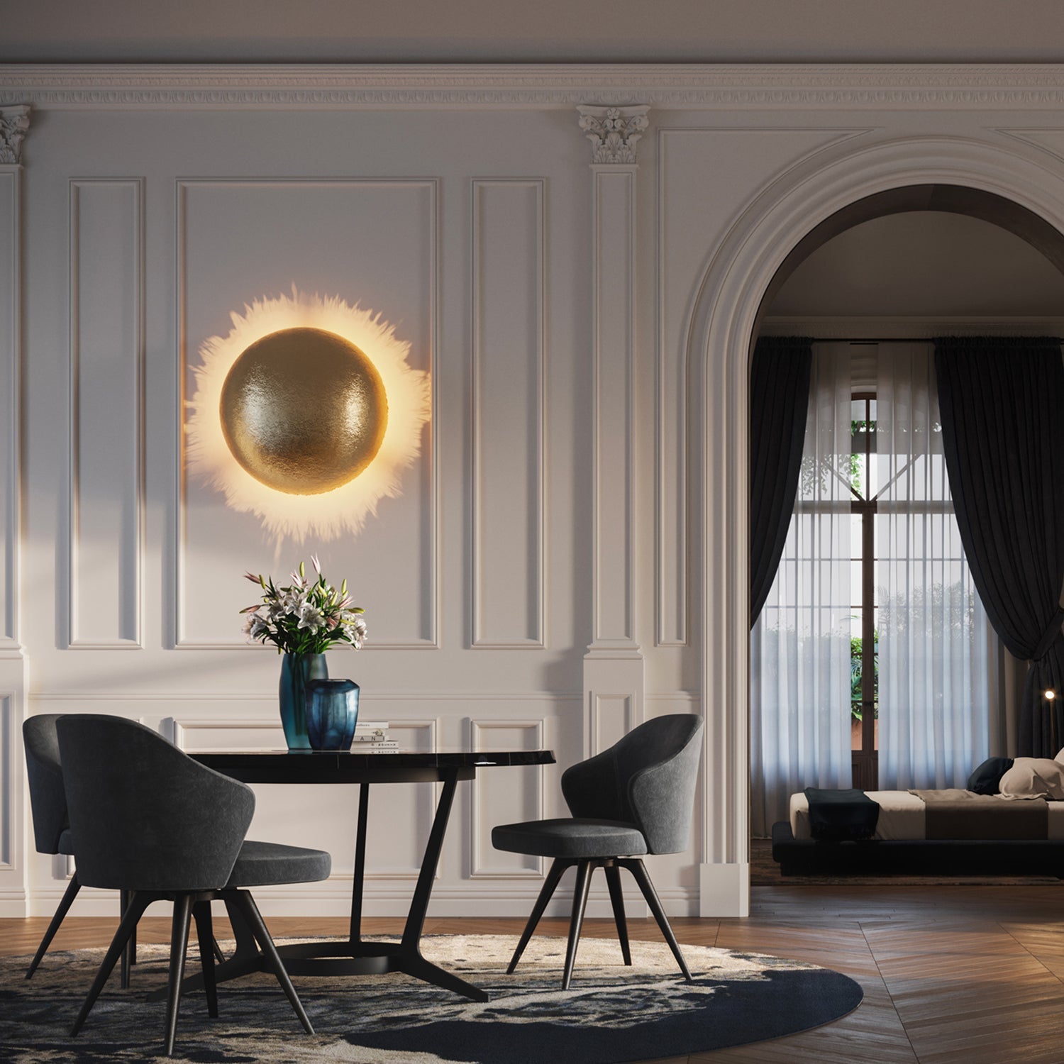 Derek Contemporary Metal Wall Lamp - Blowlighting