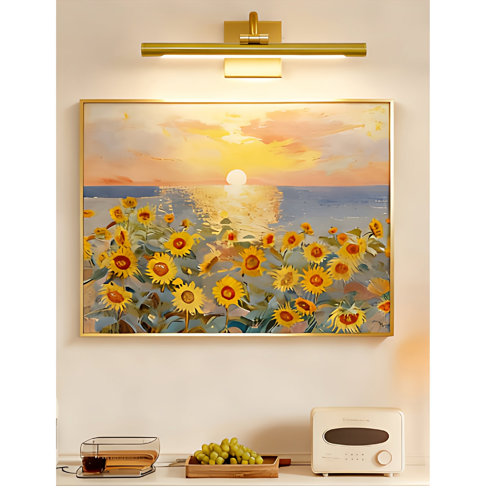 Prichard Minimalist Iron Linear Adjustable Wall Light