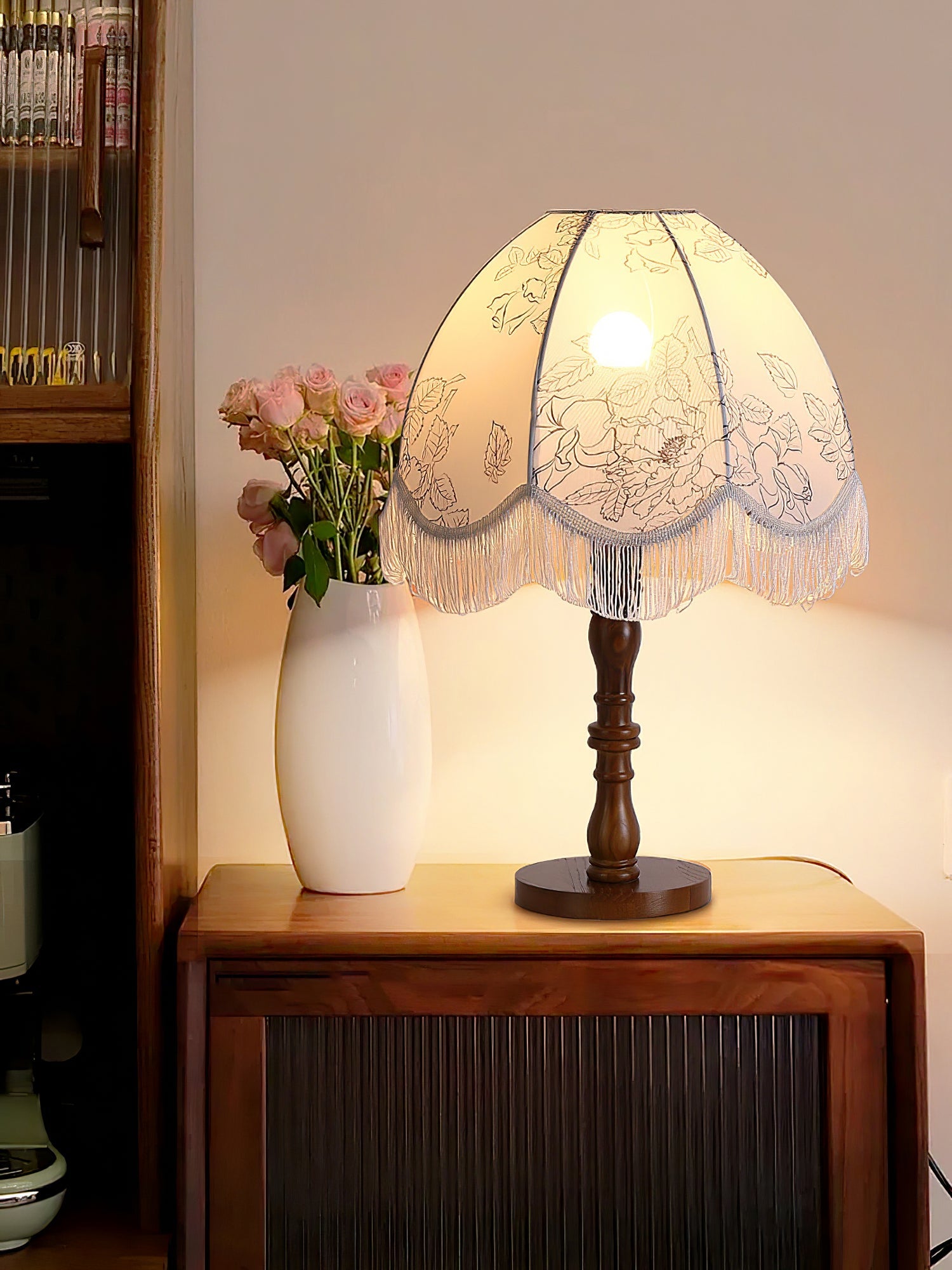 Printed Tassel Table Lamp - Blowlighting