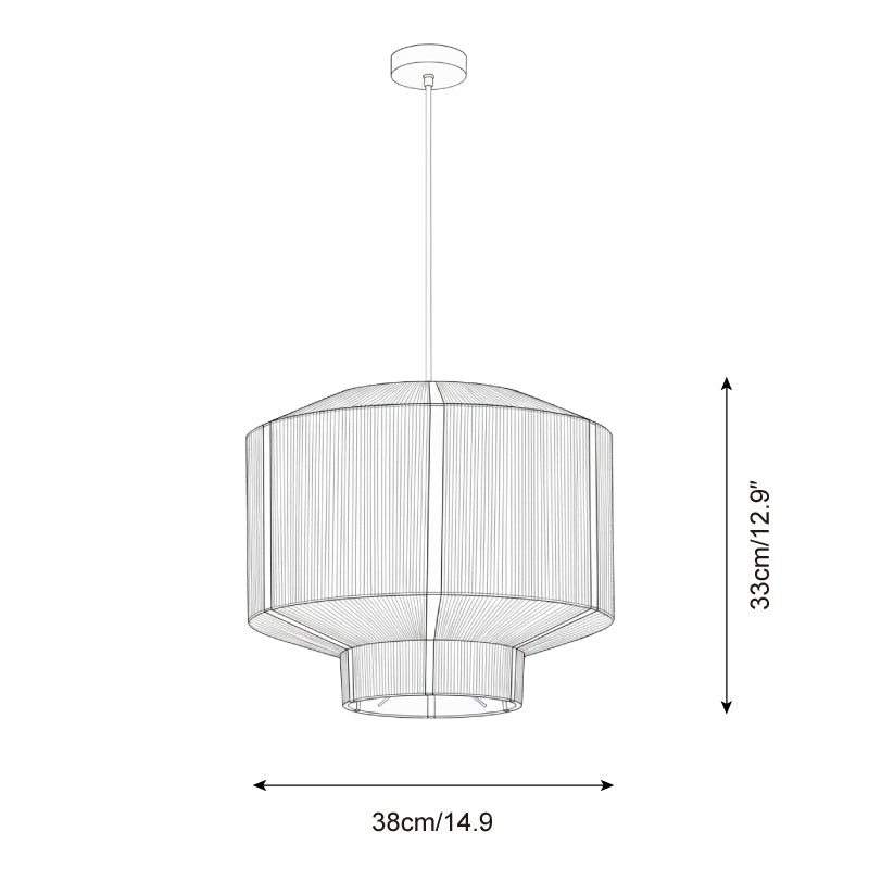 Prismora Bohemian Cotton Thread Pendant Light