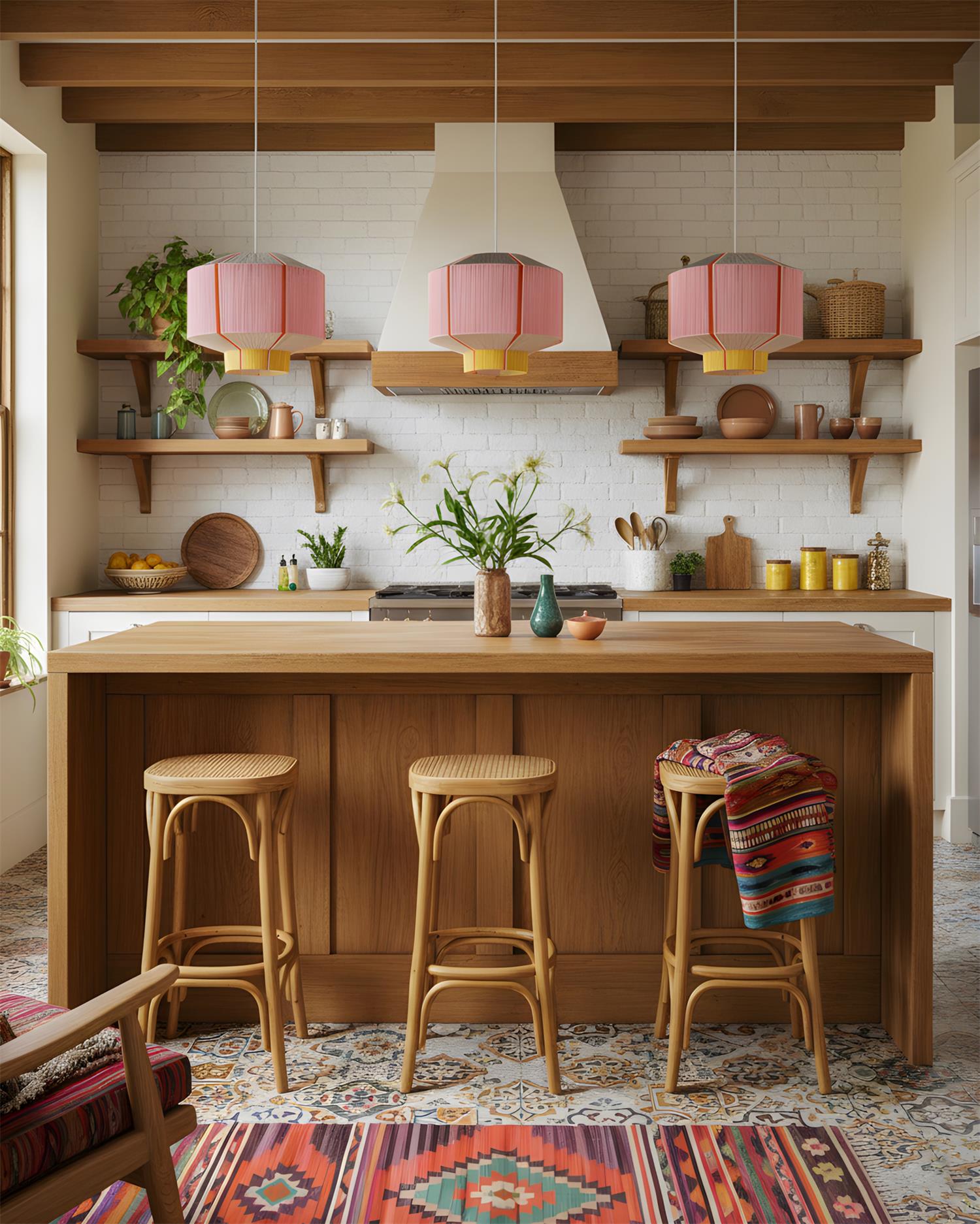 Prismora Bohemian Cotton Thread Pendant Light