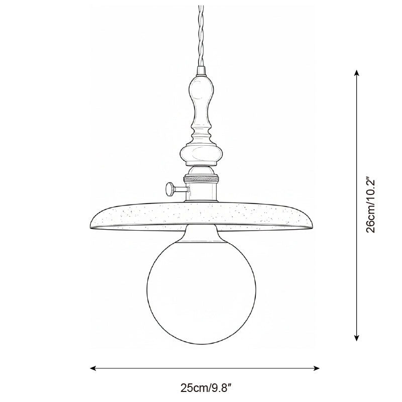Pumice Vintage Travertine Pendant Light