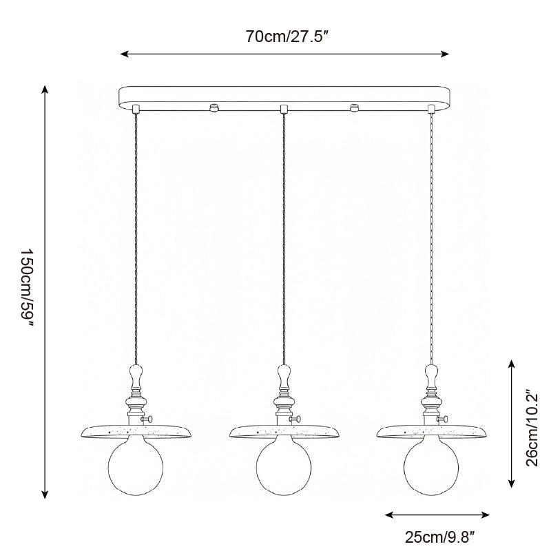 Pumice Vintage Travertine Pendant Light
