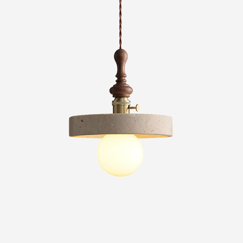 Pumice Vintage Travertine Pendant Light