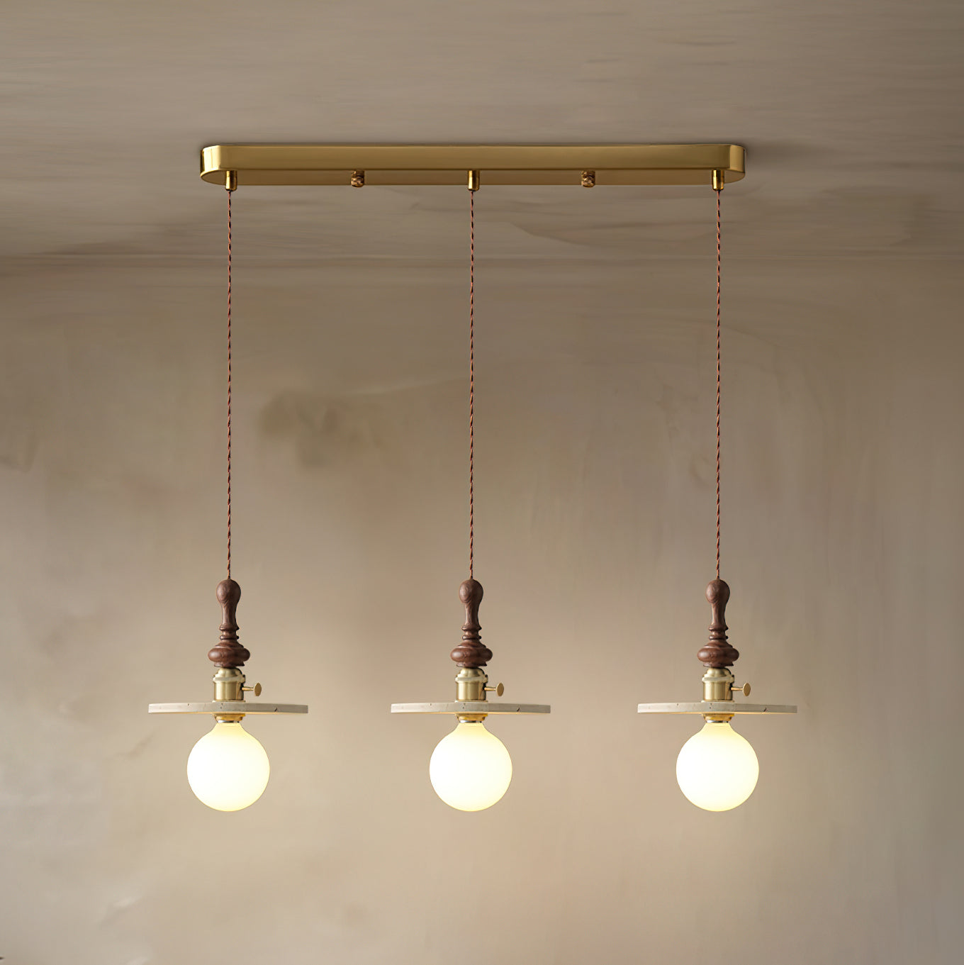 Pumice Vintage Travertine Pendant Light