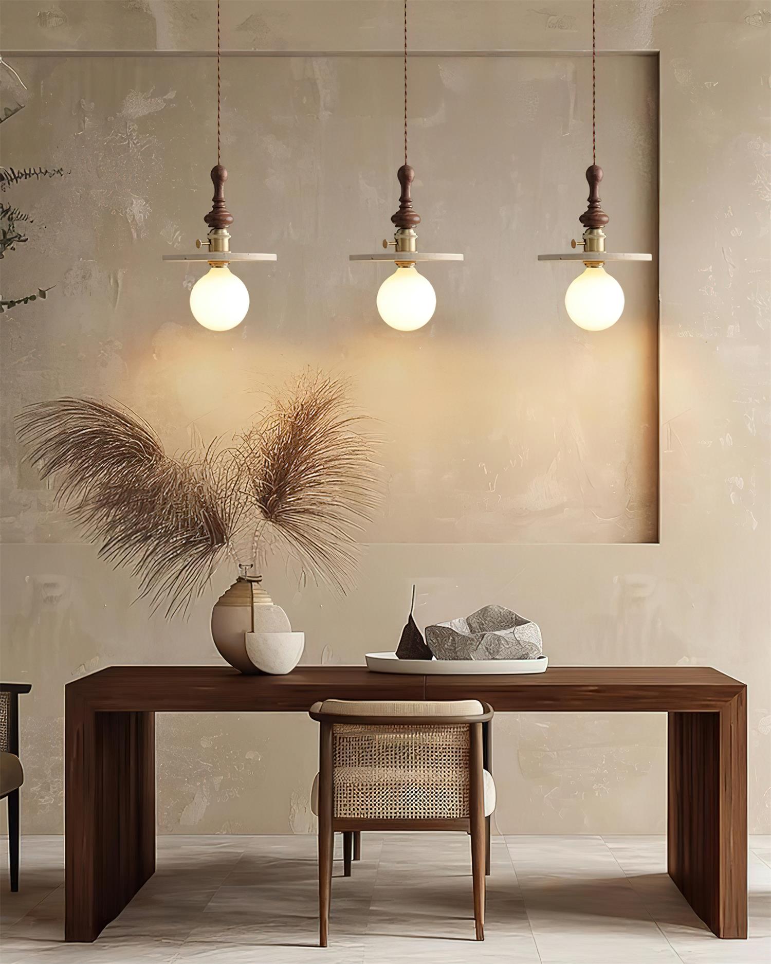 Pumice Vintage Travertine Pendant Light