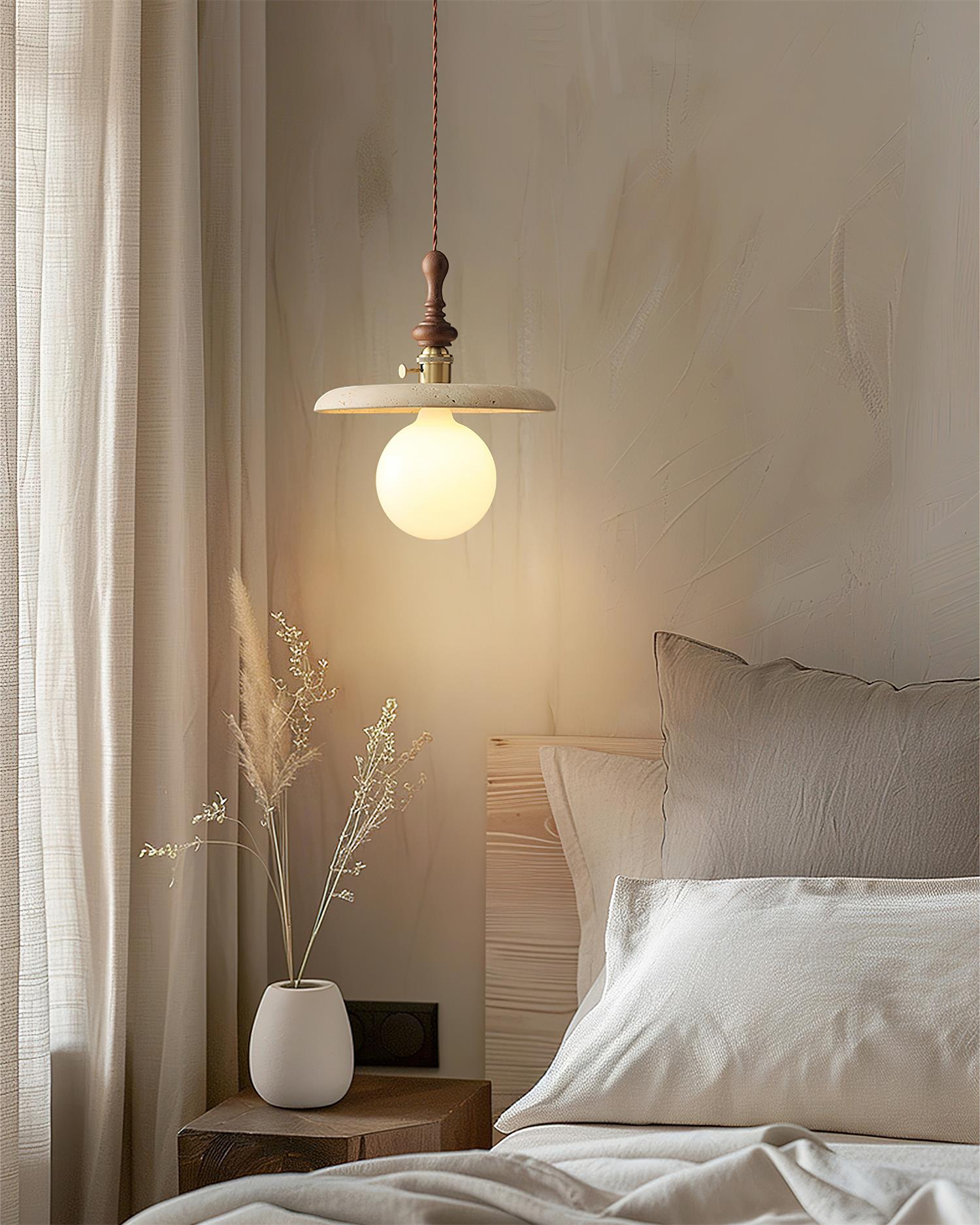 Pumice Vintage Travertine Pendant Light