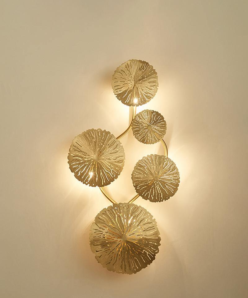 Lotus Leaf Wall Sconce - Blowlighting