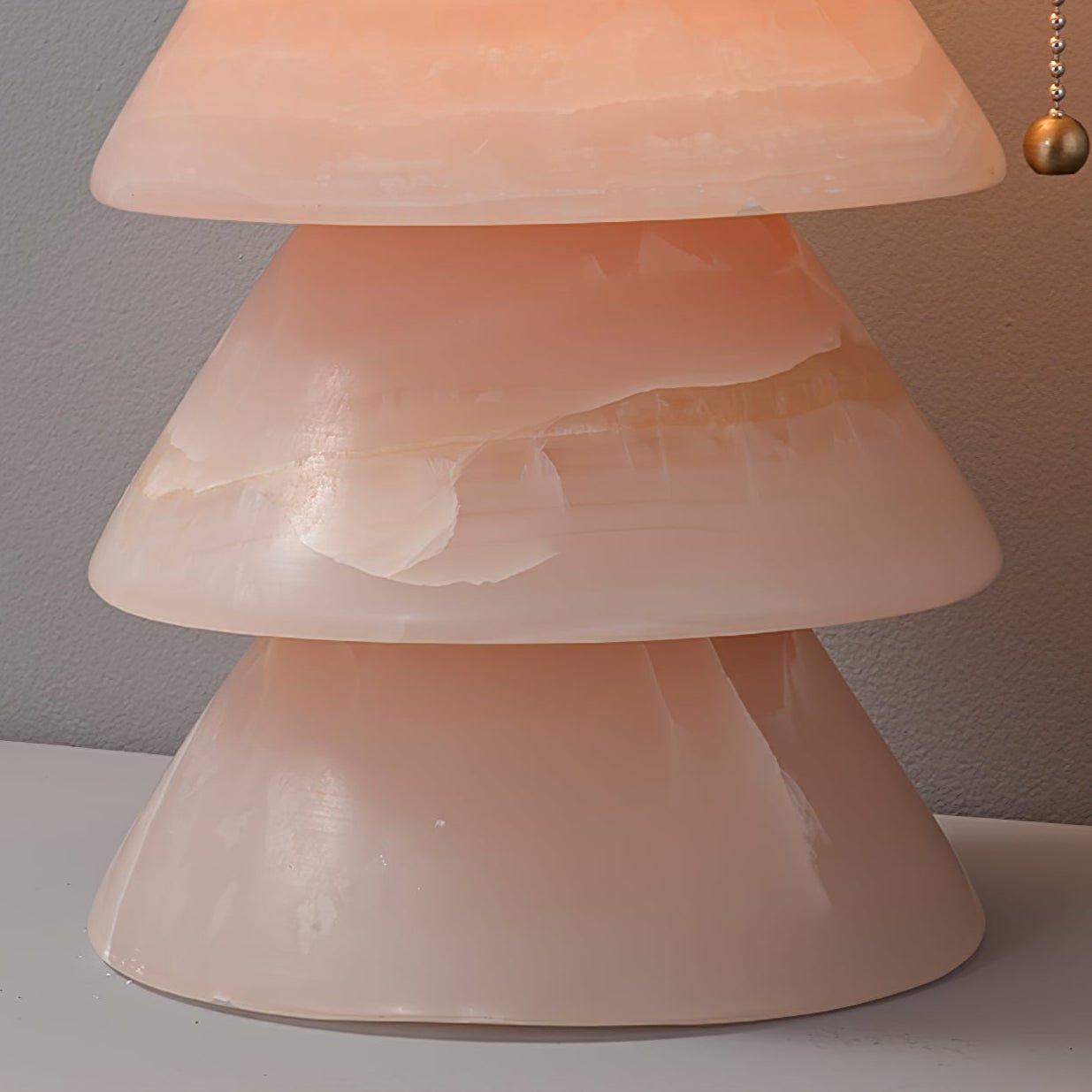 Pyramid Retro Marble Table Lamp - Blowlighting