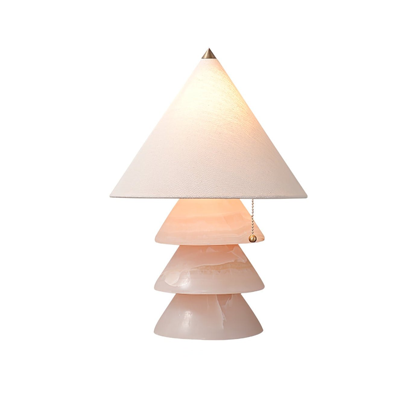 Pyramid Retro Marble Table Lamp - Blowlighting