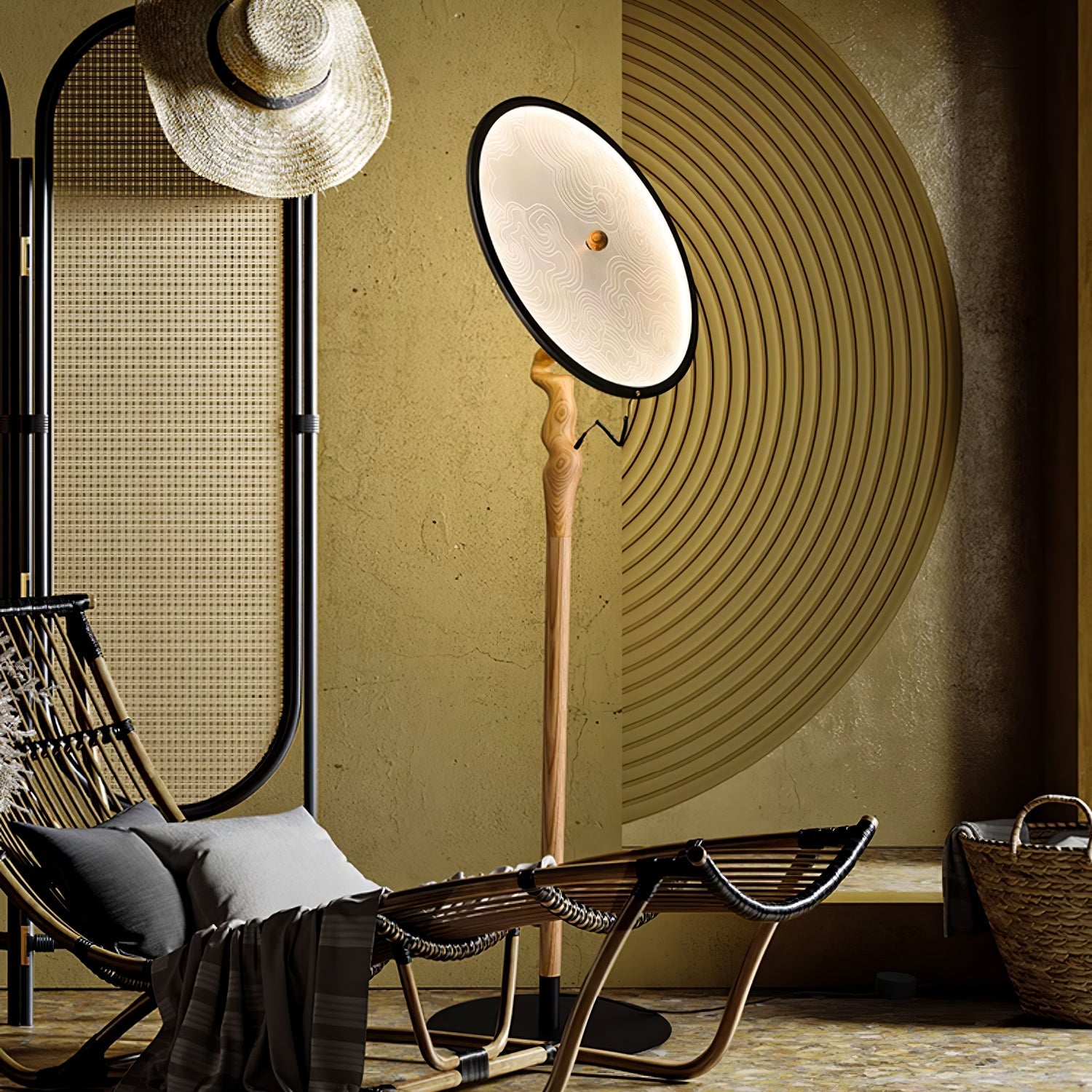 Evliriel Artistic Wood Floor Lamp - Blowlighting