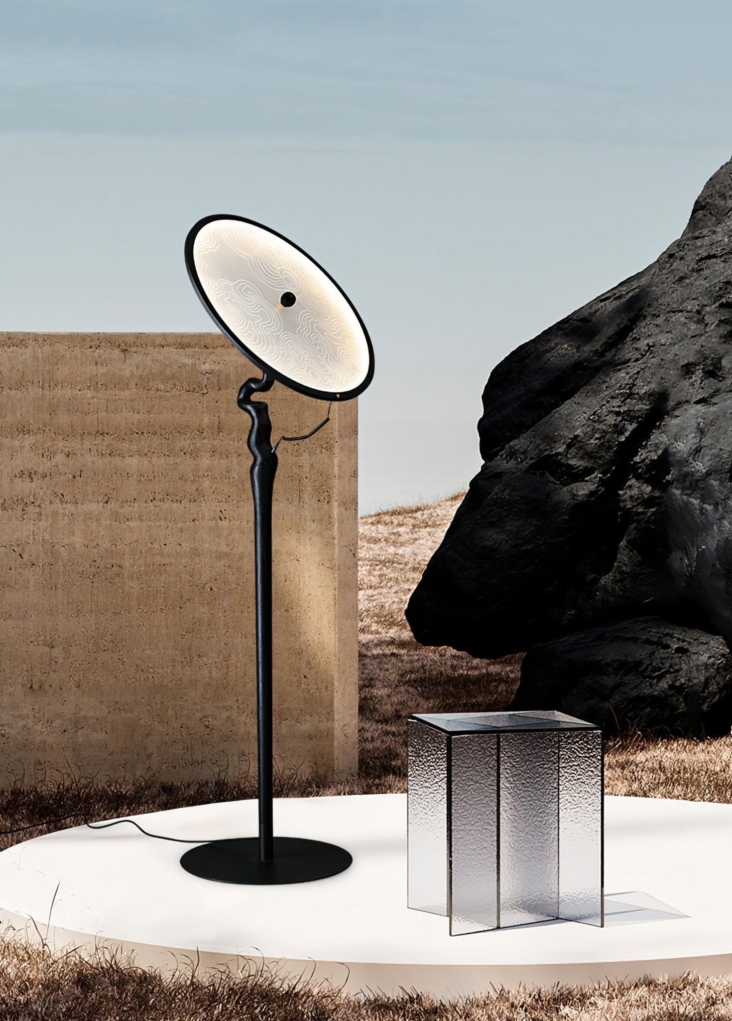 Evliriel Artistic Wood Floor Lamp - Blowlighting