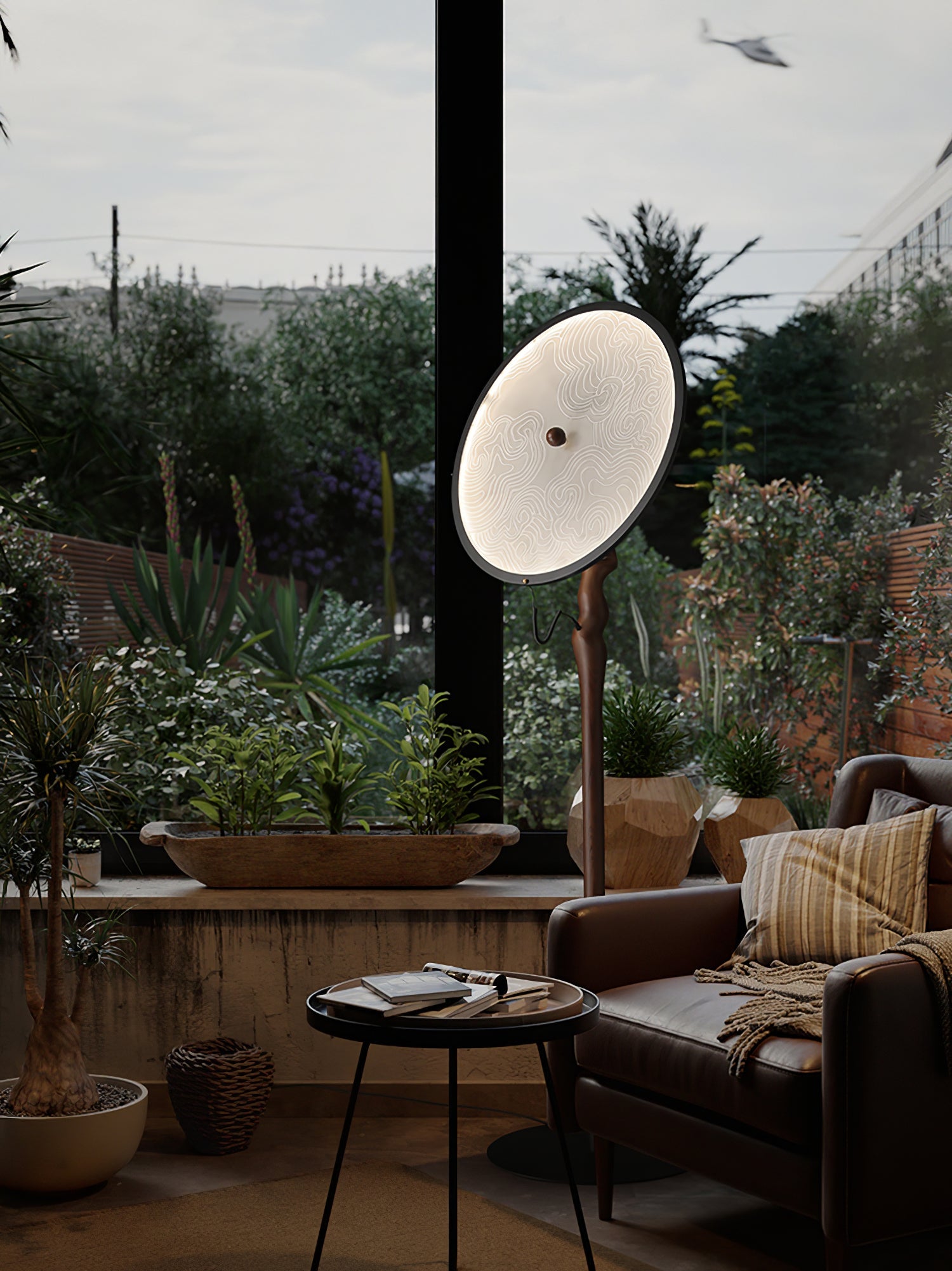 Evliriel Artistic Wood Floor Lamp - Blowlighting