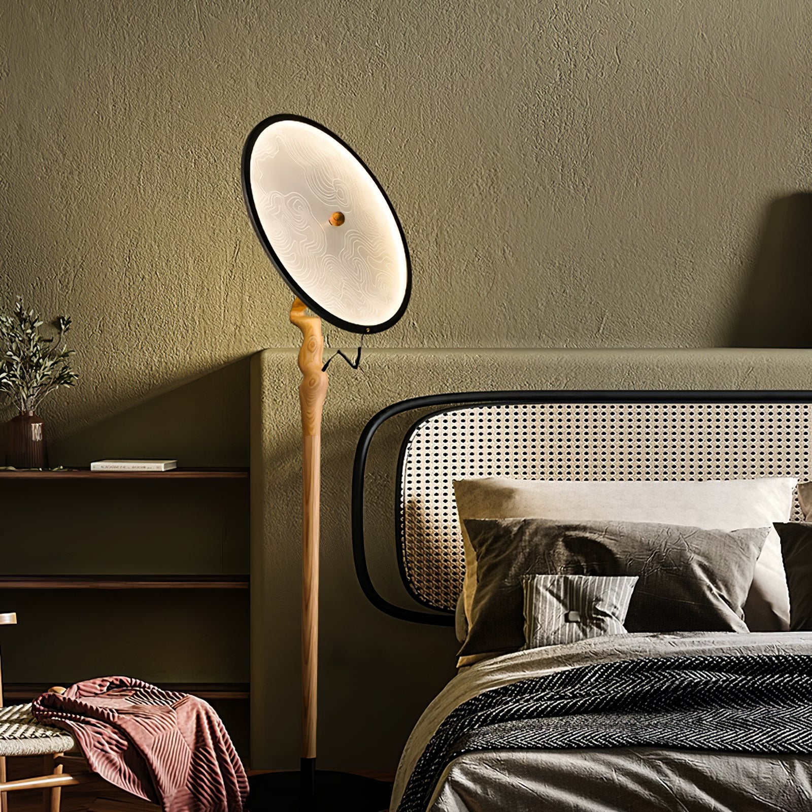 Evliriel Artistic Wood Floor Lamp - Blowlighting