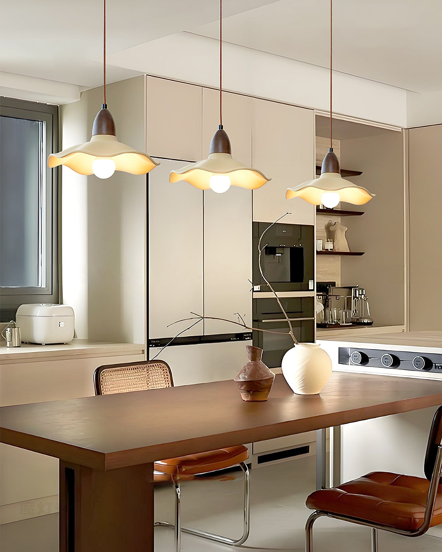 Radha Minimalist Cement Pendant Light