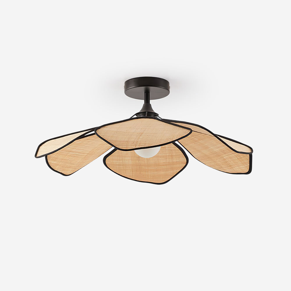 Petalaire Raffia Petal Ceiling Lamp