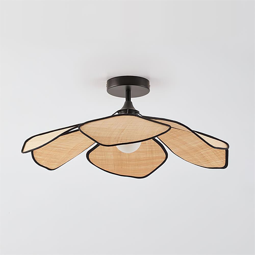 Petalaire Raffia Petal Ceiling Lamp