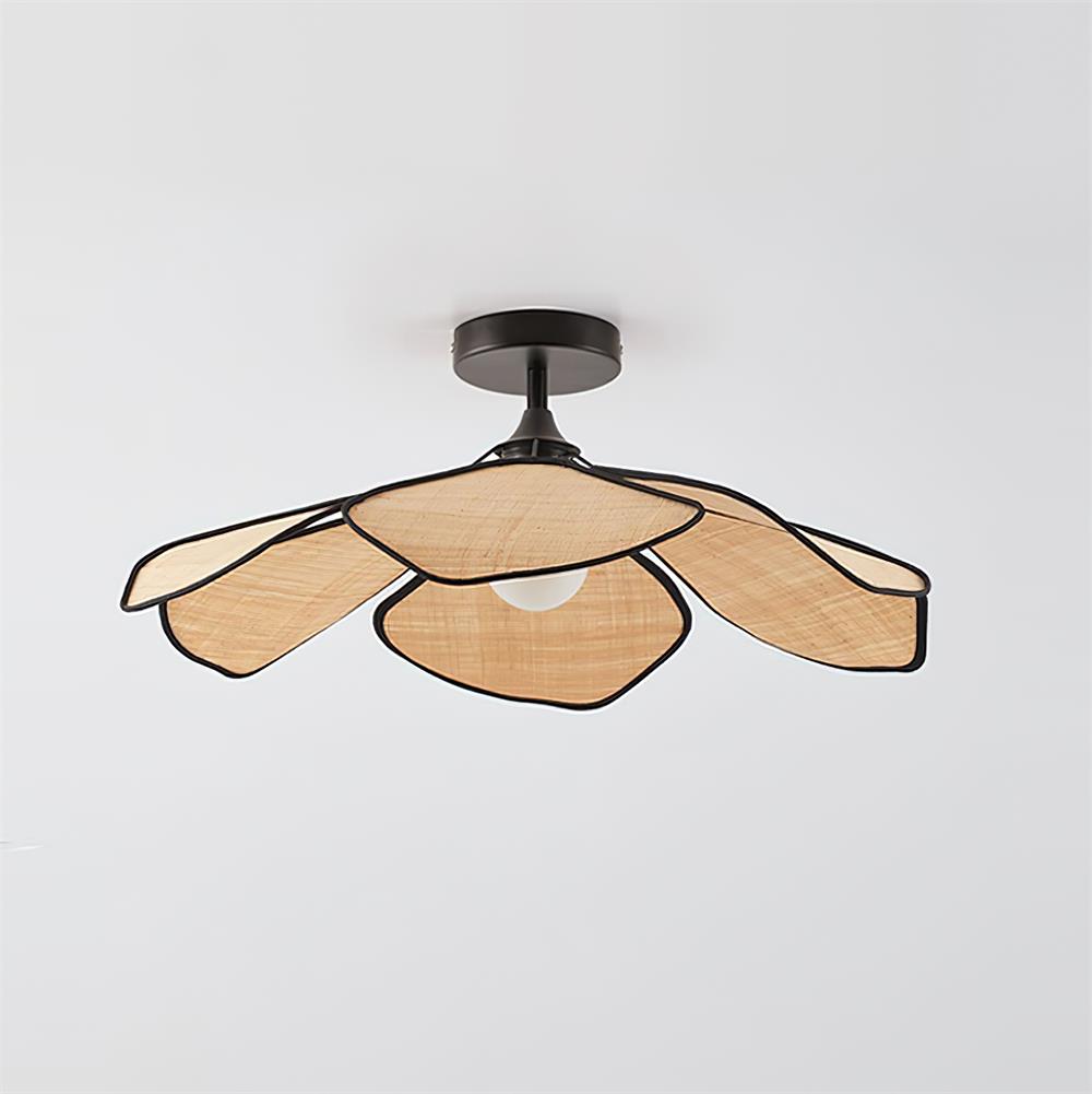 Petalaire Raffia Petal Ceiling Lamp